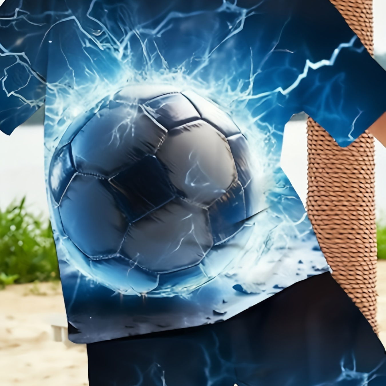 3d Printed Football Tee For Boys - Lightweight And Comfy Summer Shirt With Creative Design
3d Printed Football Tee For Boys - Lightweight And Comfy Summer Shirt With Creative Design