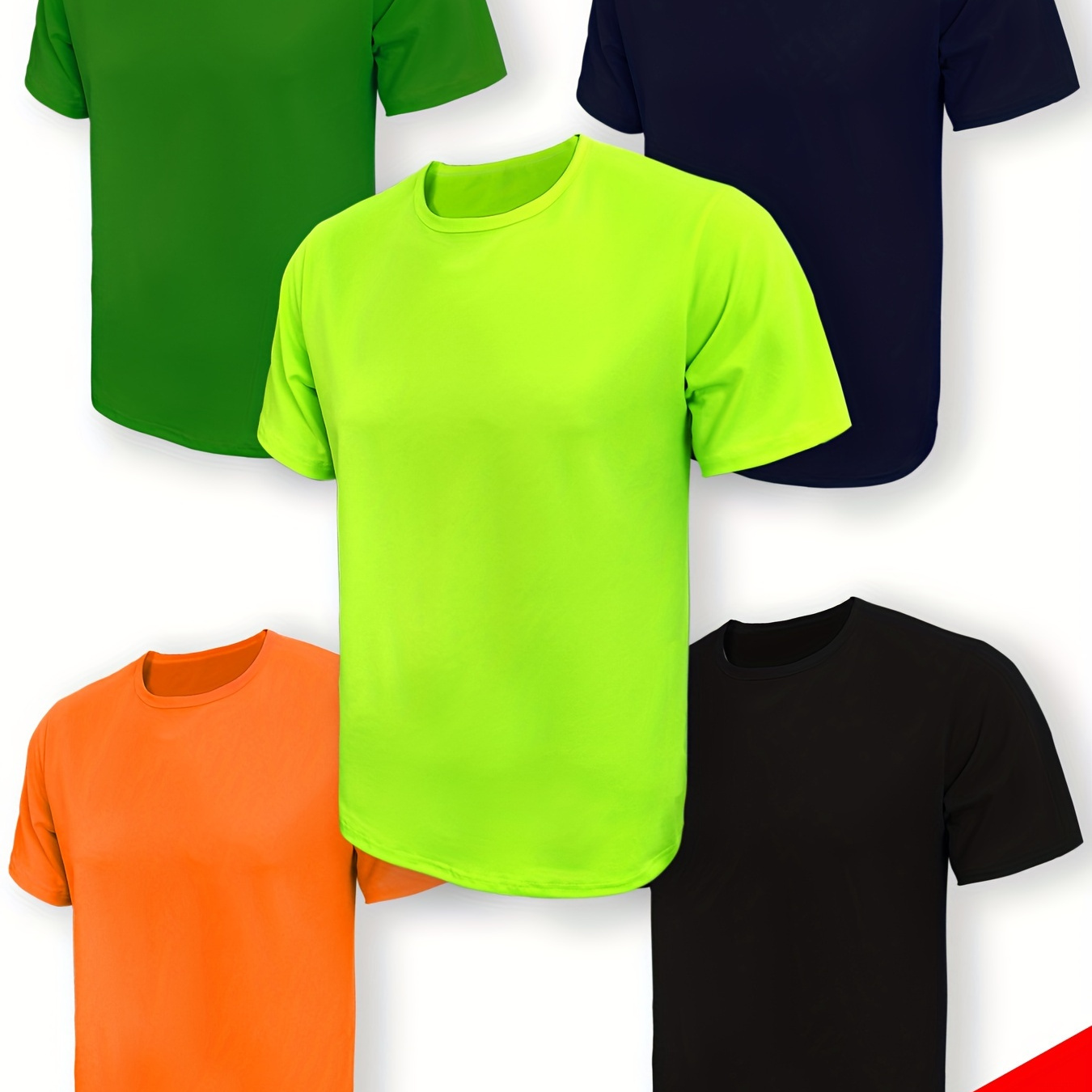 Men's Casual And Chic Solid Color Crew Neck And Short Sleeve Sports T-shirt, Tops Perfect For Summer Fitness And Outdoors Wear
Men's Casual And Chic Solid Color Crew Neck And Short Sleeve Sports T-shirt, Tops Perfect For Summer Fitness And Outdoors Wear