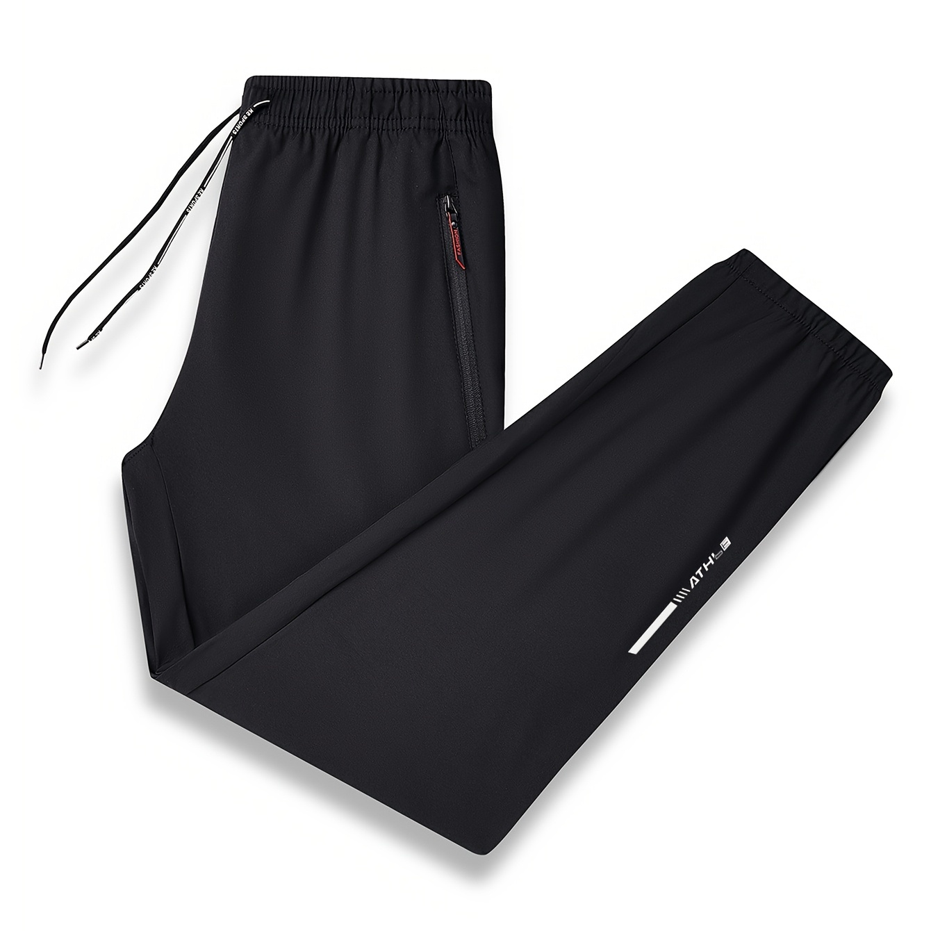 Men's Navy Blue Athletic Joggers - Lightweight, Breathable Polyester With Zipper Pockets, Stylish & Casual Sweatpants For Fitness & Outdoor Activities
Men's Navy Blue Athletic Joggers - Lightweight, Breathable Polyester With Zipper Pockets, Stylish & Casual Sweatpants For Fitness & Outdoor Activities