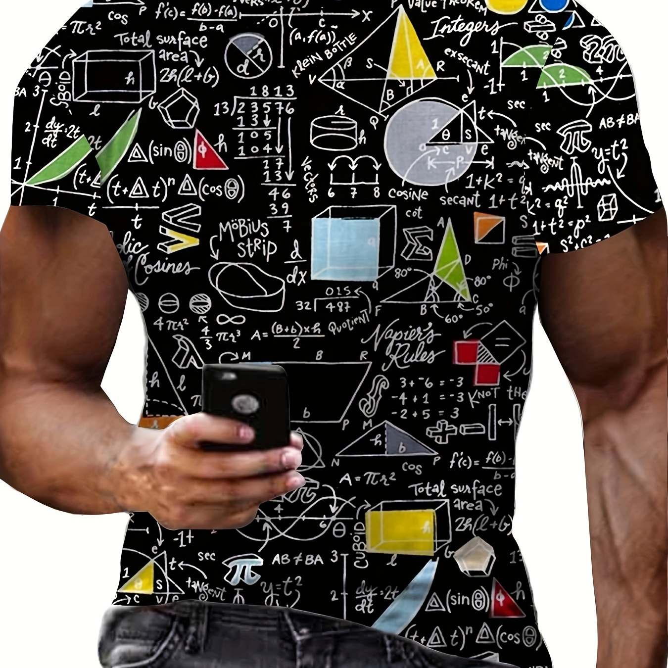 Geometric Pattern 3d Printing Fashion Short Sleeve Outdoor Sports Running Exercise Casual Daily Outfit T-shirt Funny T-shirt Round Neck Top Spring And Summer Short Sleeve
Geometric Pattern 3d Printing Fashion Short Sleeve Outdoor Sports Running Exercise Casual Daily Outfit T-shirt Funny T-shirt Round Neck Top Spring And Summer Short Sleeve