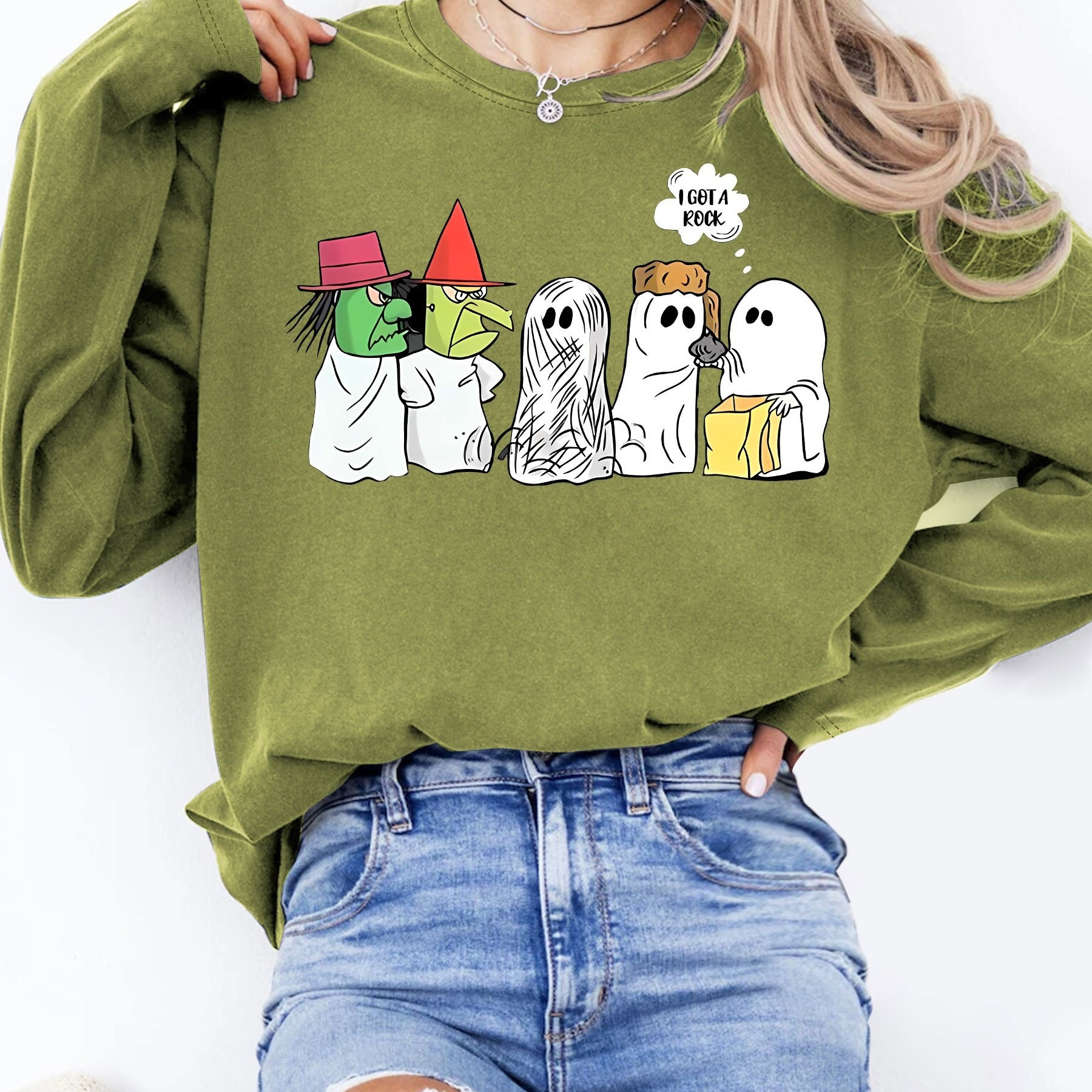 Women's Plus Size Halloween T-shirt - Casual Long Sleeve With Fun & Letter Print, Round Neck, Stretch Fabric, Machine Washable
Women's Plus Size Halloween T-shirt - Casual Long Sleeve With Fun & Letter Print, Round Neck, Stretch Fabric, Machine Washable