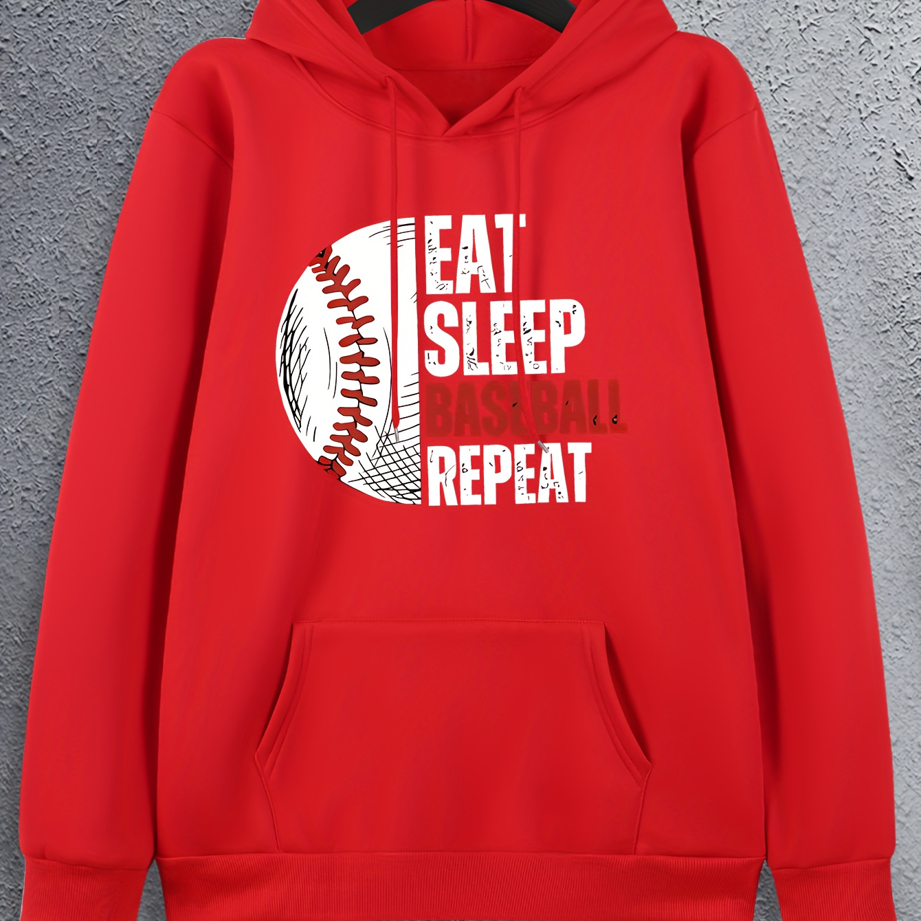 Baseball Pattern Print Hooded Sweatshirt, Hoodies Fashion Casual Tops For Spring Autumn, Casual Tops For Daily Wear
Baseball Pattern Print Hooded Sweatshirt, Hoodies Fashion Casual Tops For Spring Autumn, Casual Tops For Daily Wear