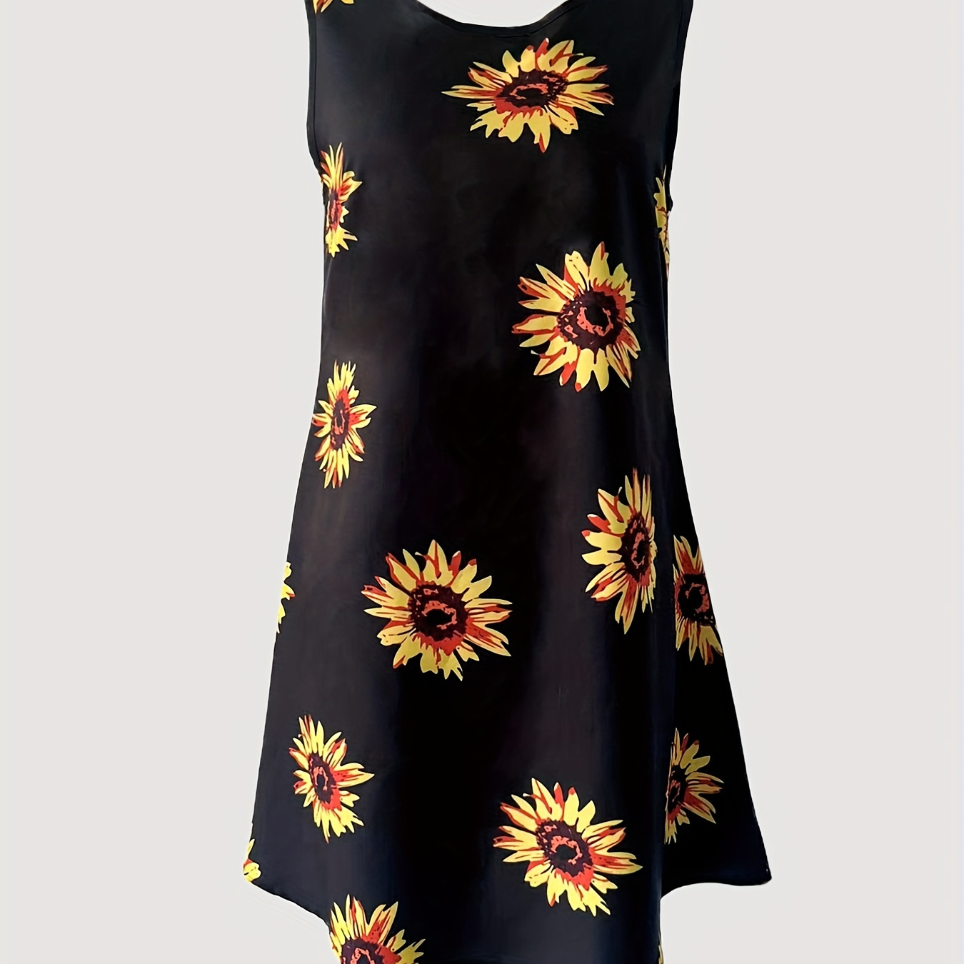 Sunflower Print Sleeveless Dress, Casual Tank Dress For Spring & Summer, Women's Clothing
Sunflower Print Sleeveless Dress, Casual Tank Dress For Spring & Summer, Women's Clothing