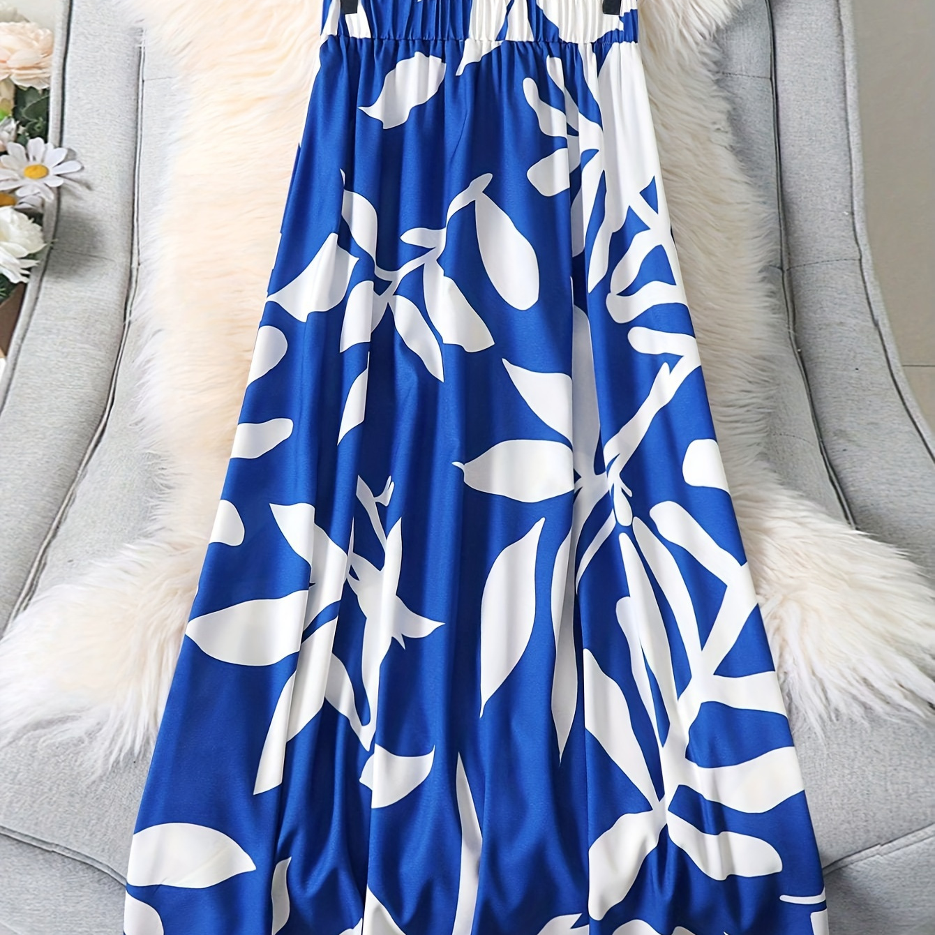 Tropical Print High Waist Skirt, Casual Midi Skirt For Spring & Summer, Women's Clothing
Tropical Print High Waist Skirt, Casual Midi Skirt For Spring & Summer, Women's Clothing