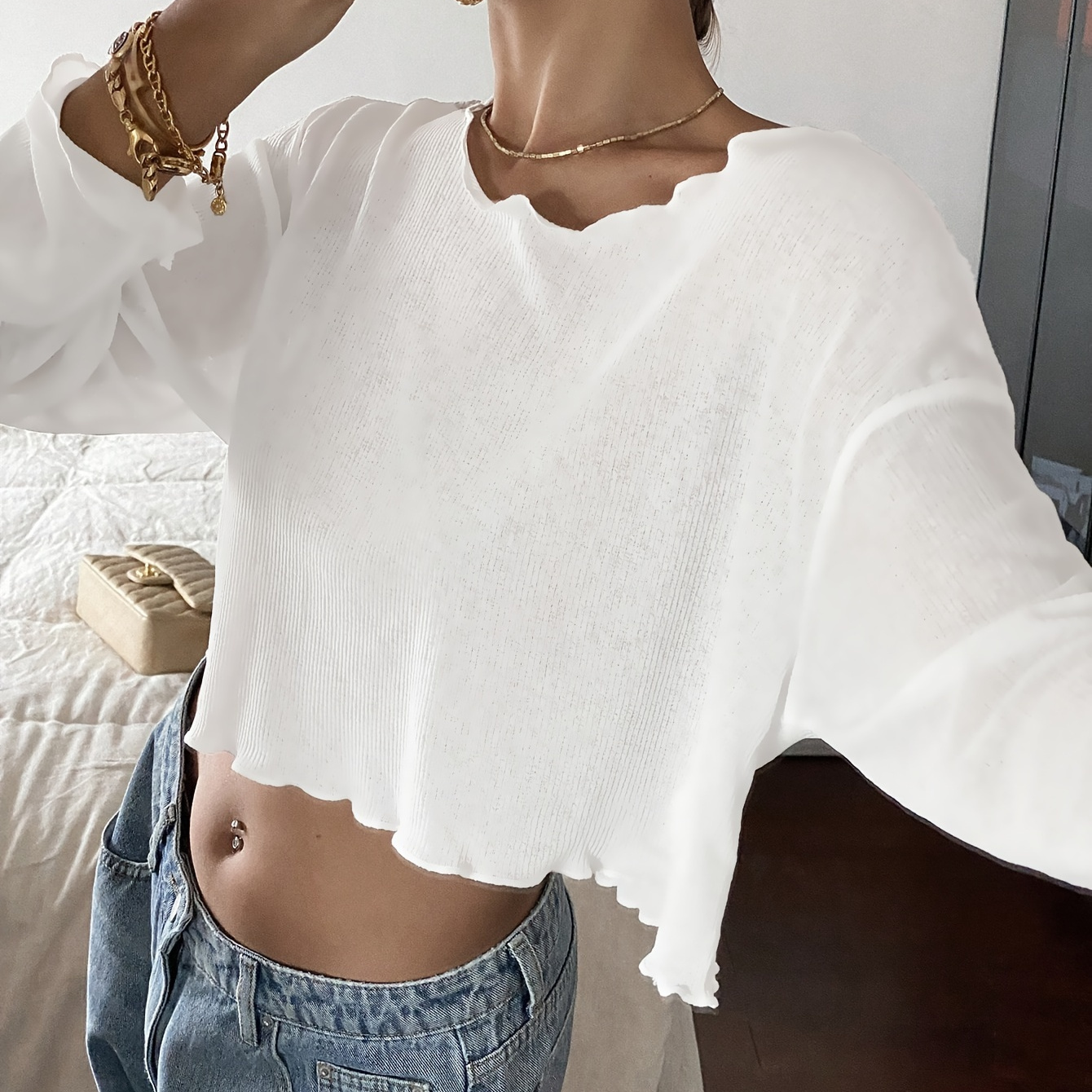 Women's Casual Top - Breathable Polyester , Semi-sheer, Round Neck, Solid Color, Machine Washable
Women's Casual Top - Breathable Polyester , Semi-sheer, Round Neck, Solid Color, Machine Washable
