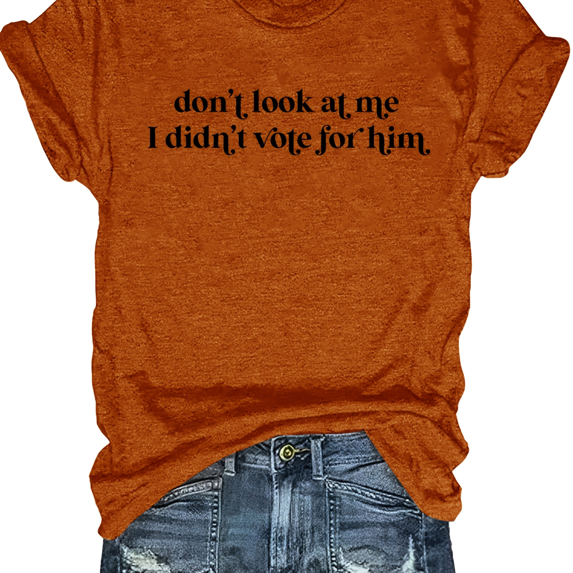 1pc Women's Casual Crew Neck T-shirt With " Him" Letter Print, Polyester Knit Fabric, Regular Length, All
1pc Women's Casual Crew Neck T-shirt With " Him" Letter Print, Polyester Knit Fabric, Regular Length, All