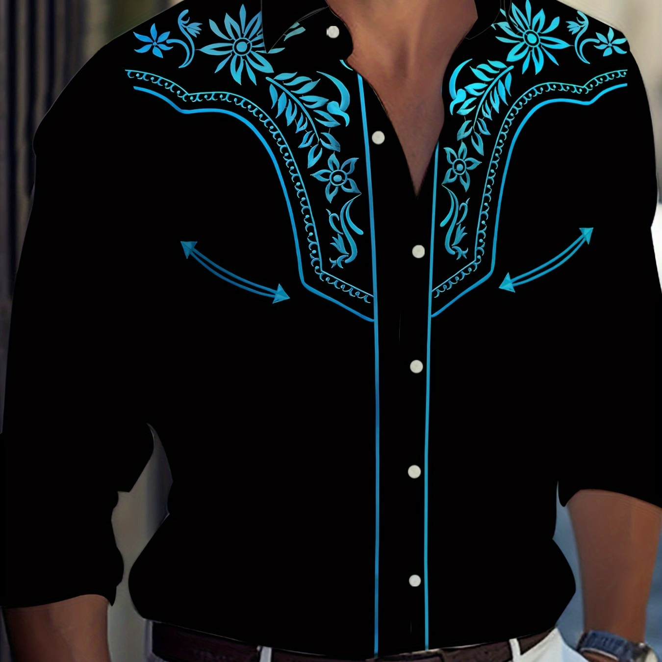 1pc Men's Plus Size Casual Long Sleeve Shirt, Fashionable Golf Top With Pattern, 3d Print Polyester 95% Spandex 5% Woven Fabric, Lapel Collar, Regular Fit For Spring/fall
1pc Men's Plus Size Casual Long Sleeve Shirt, Fashionable Golf Top With Pattern, 3d Print Polyester 95% Spandex 5% Woven Fabric, Lapel Collar, Regular Fit For Spring/fall