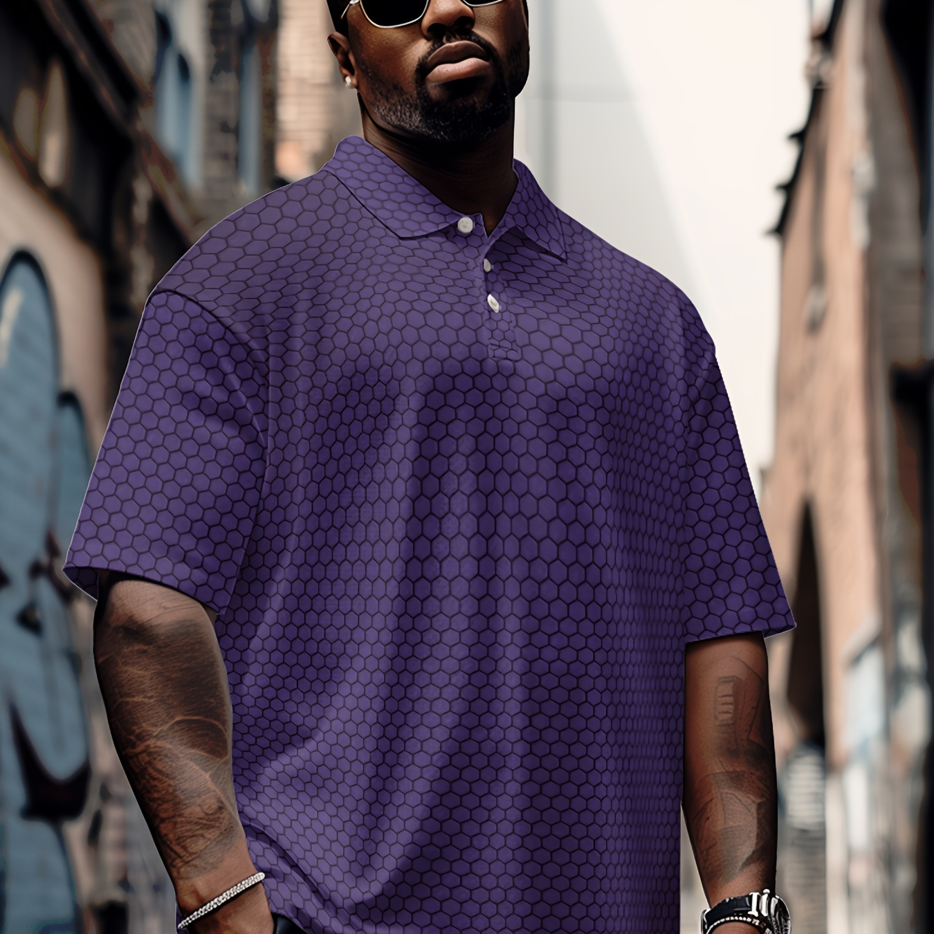 Men's Plus Size Plaid Polo Shirt Striped Print Long Lapel Button Short Sleeve Spring Summer Sports Fashion Streetwear Designer Outdoor Street Top
Men's Plus Size Plaid Polo Shirt Striped Print Long Lapel Button Short Sleeve Spring Summer Sports Fashion Streetwear Designer Outdoor Street Top
