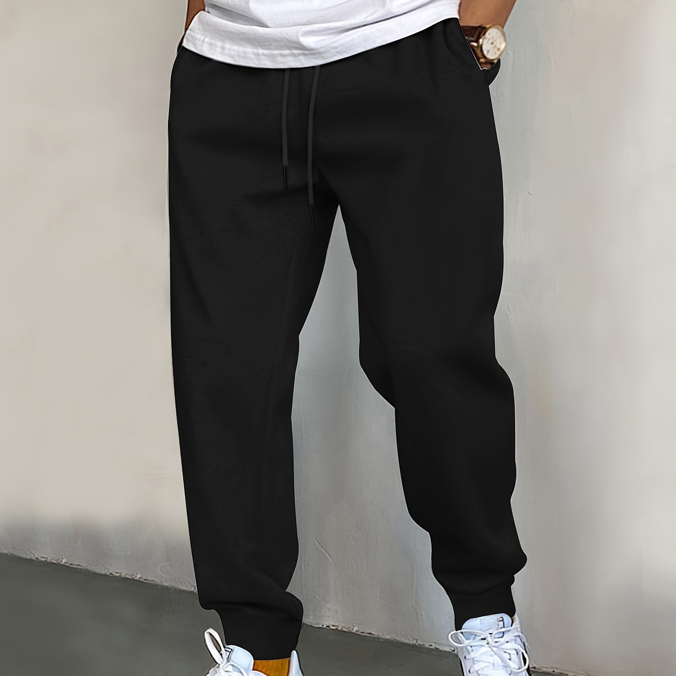 Men' Cargo Pants With Pockets & Drawstring Waist - Comfortable, Stylish Polyester Athletic Joggers For Outdoor Activities
Men' Cargo Pants With Pockets & Drawstring Waist - Comfortable, Stylish Polyester Athletic Joggers For Outdoor Activities