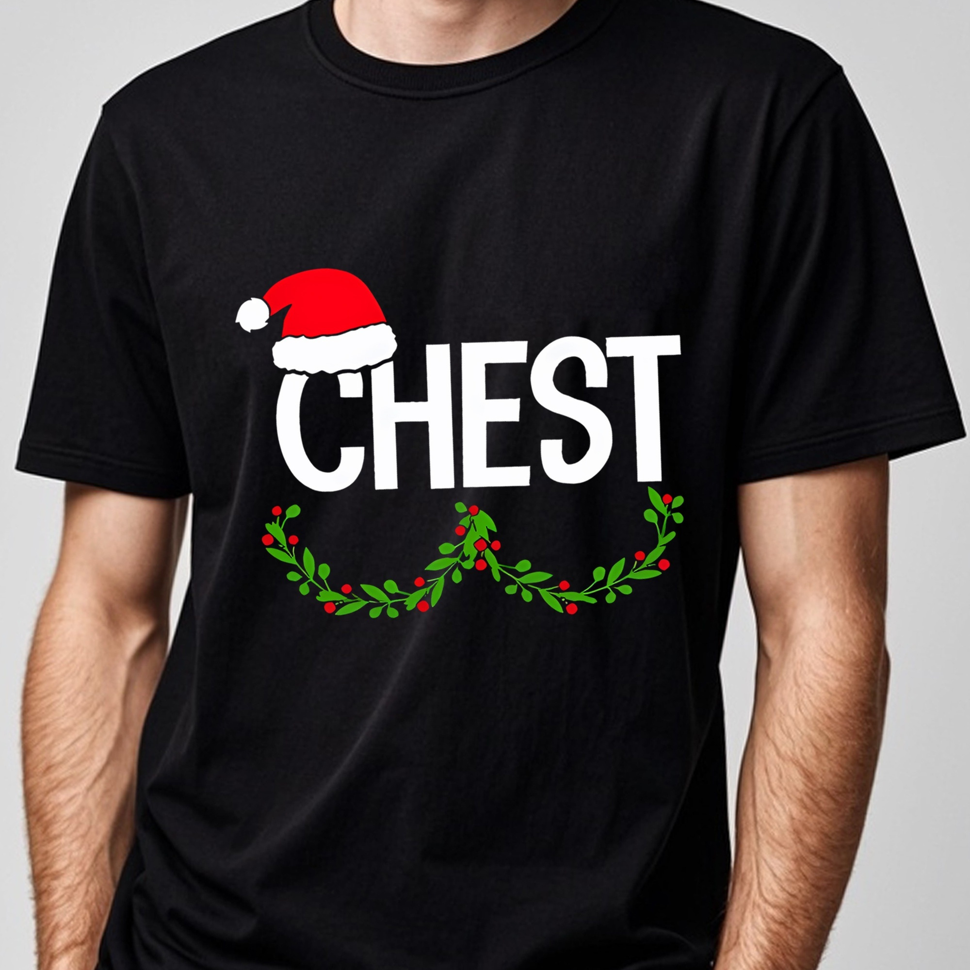 Chest Nuts Christmas Couple Men's T-shirt Cotton Funny T-shirt Crew Neck Casual T-shirt Soft Cotton Weekend Casual Running Hiking Gym-friendly
Chest Nuts Christmas Couple Men's T-shirt Cotton Funny T-shirt Crew Neck Casual T-shirt Soft Cotton Weekend Casual Running Hiking Gym-friendly