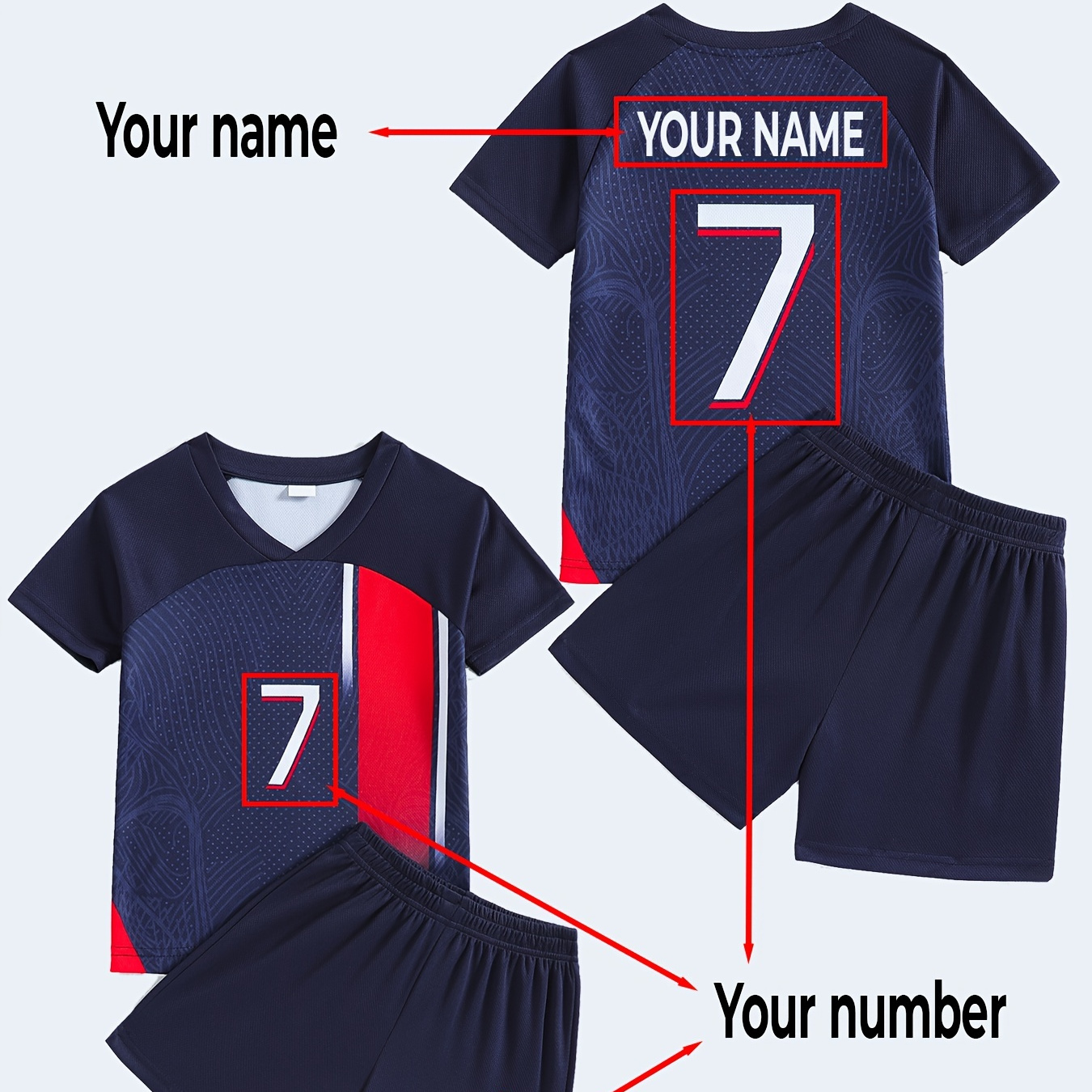 Customizable Kids Set, -dry Jersey And , Polyester , Regular Fit, , Athletic , Boys & , /summer , , For
Customizable Kids Set, -dry Jersey And , Polyester , Regular Fit, , Athletic , Boys & , /summer , , For