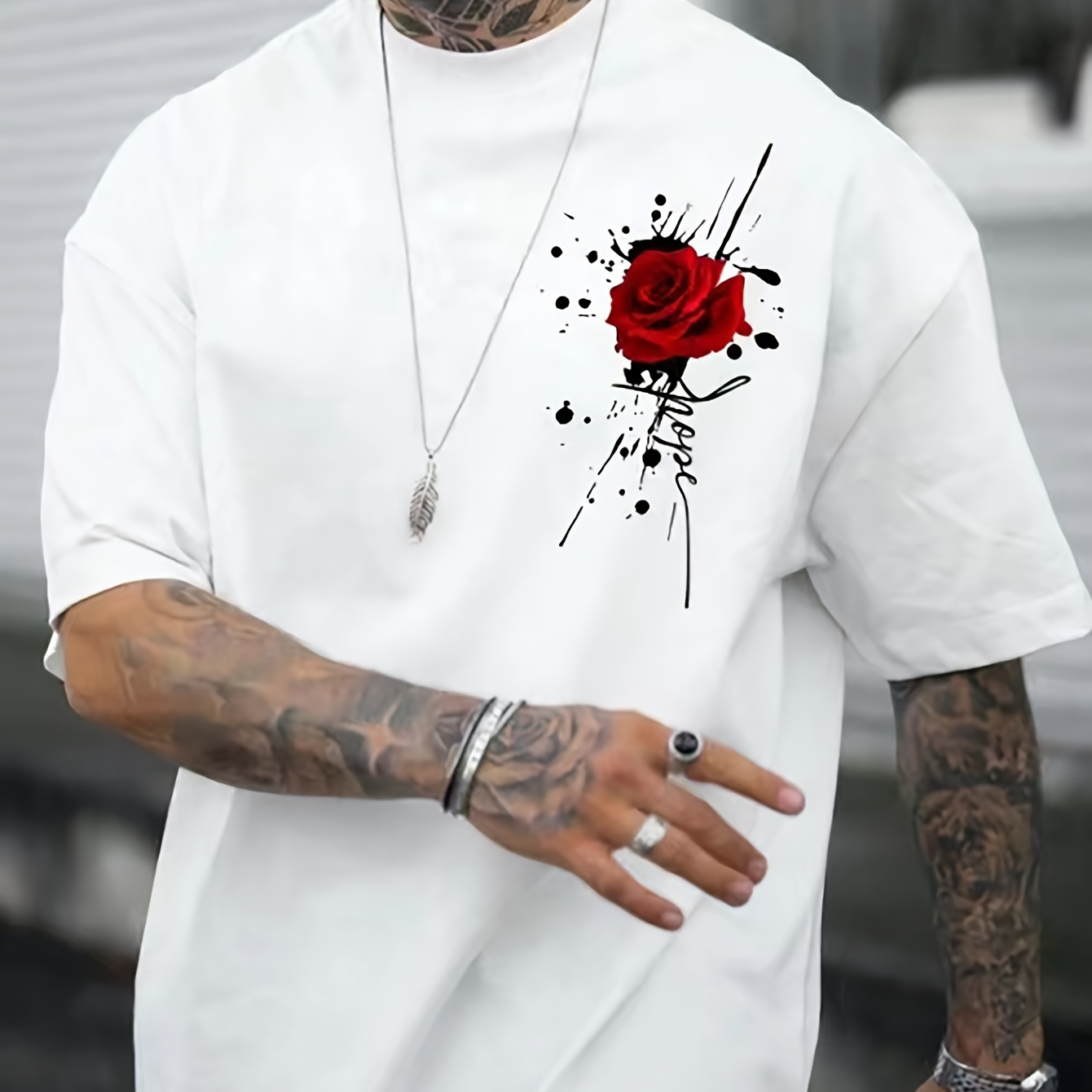 Men's 100% Graphic Print T-shirt, Casual Short Sleeve Crew Neck Tee, Men's Clothing For Summer Outdoor
Men's 100% Graphic Print T-shirt, Casual Short Sleeve Crew Neck Tee, Men's Clothing For Summer Outdoor