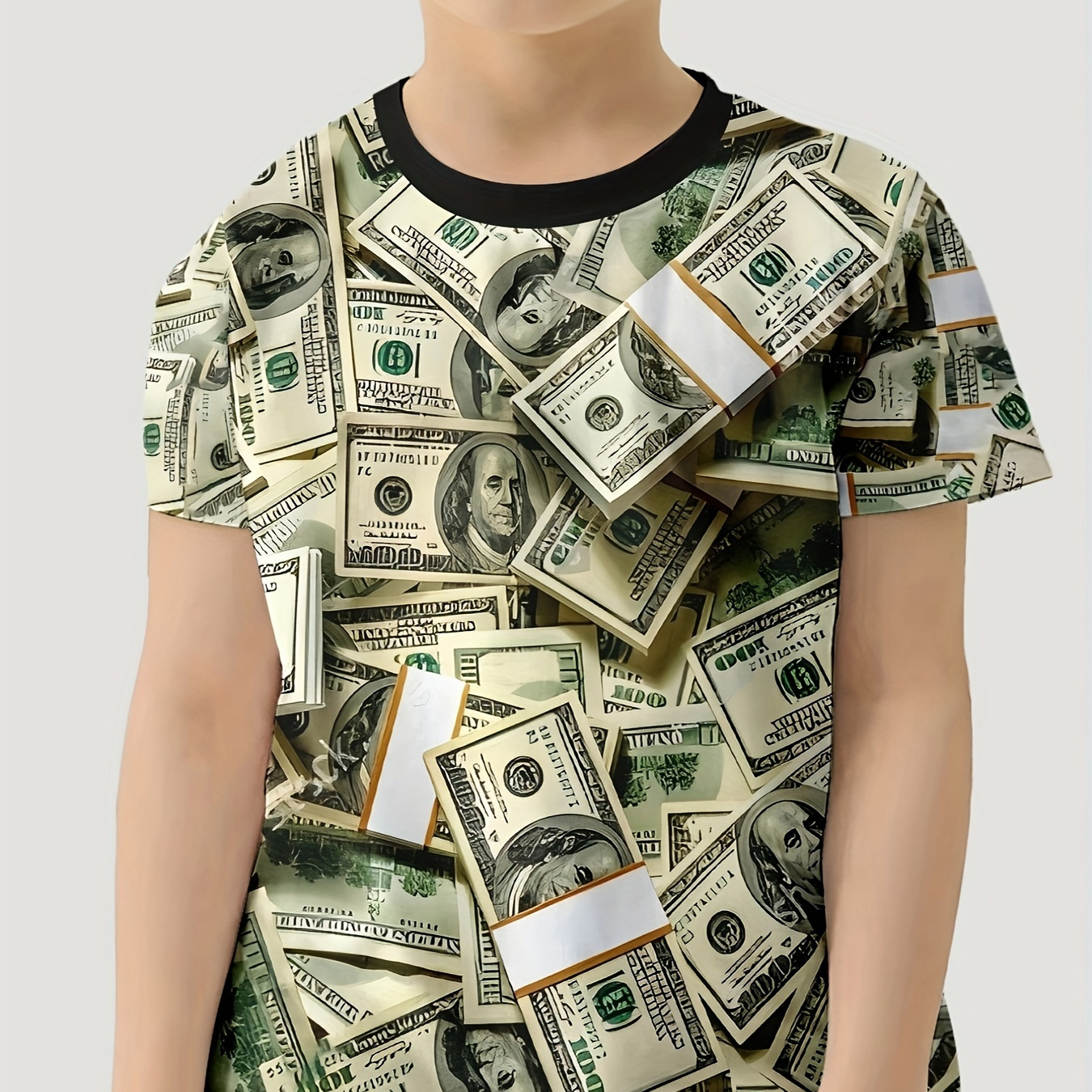 3d Cash Print Boy's Novelty Leisure Short Sleeve Sports T-shirt - Comfortable Summer Outdoor Clothing
3d Cash Print Boy's Novelty Leisure Short Sleeve Sports T-shirt - Comfortable Summer Outdoor Clothing