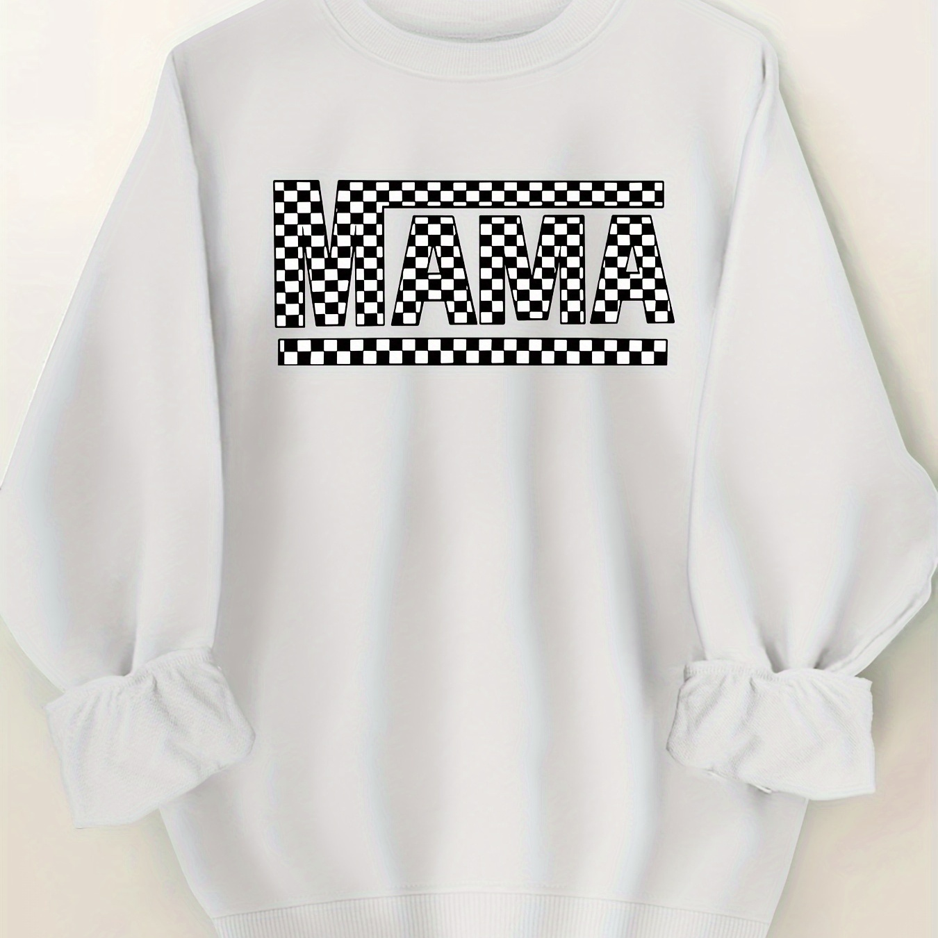 Plus Size Letter Print Sweatshirt, Crew Neck Casual Sweatshirt For Fall & Spring, Women's Plus Size Clothing
Plus Size Letter Print Sweatshirt, Crew Neck Casual Sweatshirt For Fall & Spring, Women's Plus Size Clothing