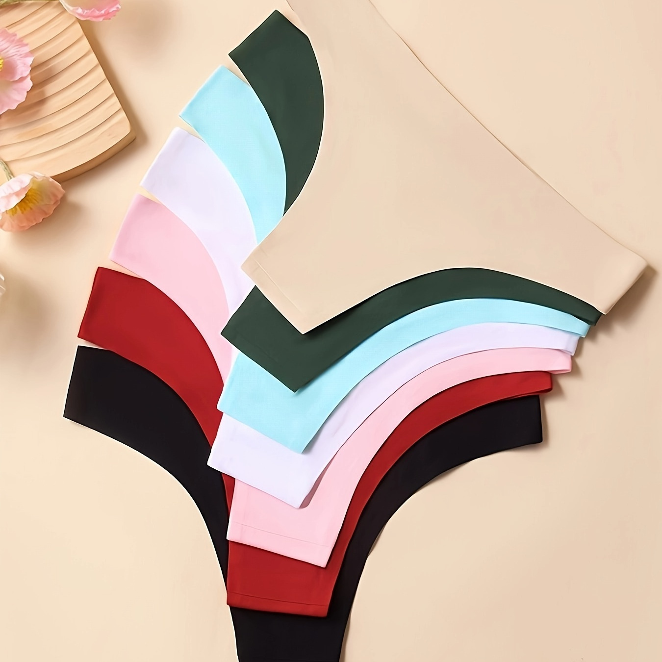 7pcs Simple Solid Panties, Breathable & Comfy Seamless Intimates Panties, Women's Lingerie & Underwear
7pcs Simple Solid Panties, Breathable & Comfy Seamless Intimates Panties, Women's Lingerie & Underwear