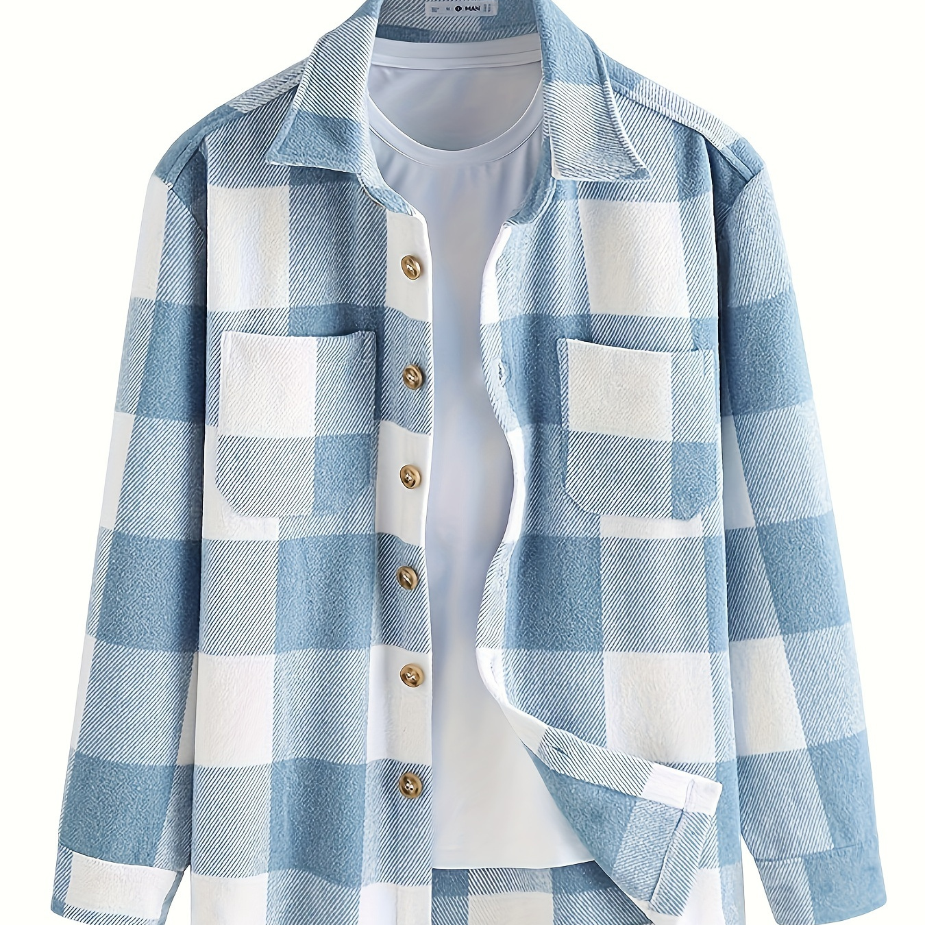 Zaful Men's Shirt Long Sleeve Button Lightweight Jacket Casual Shirt With Pockets
Zaful Men's Shirt Long Sleeve Button Lightweight Jacket Casual Shirt With Pockets