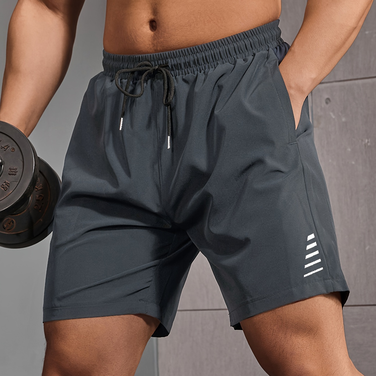 Men's Summer Fashion, Striped Sports Shorts With Drawstring And Pockets, Suitable For Fitness, Workout And Daily Outerwear
Men's Summer Fashion, Striped Sports Shorts With Drawstring And Pockets, Suitable For Fitness, Workout And Daily Outerwear