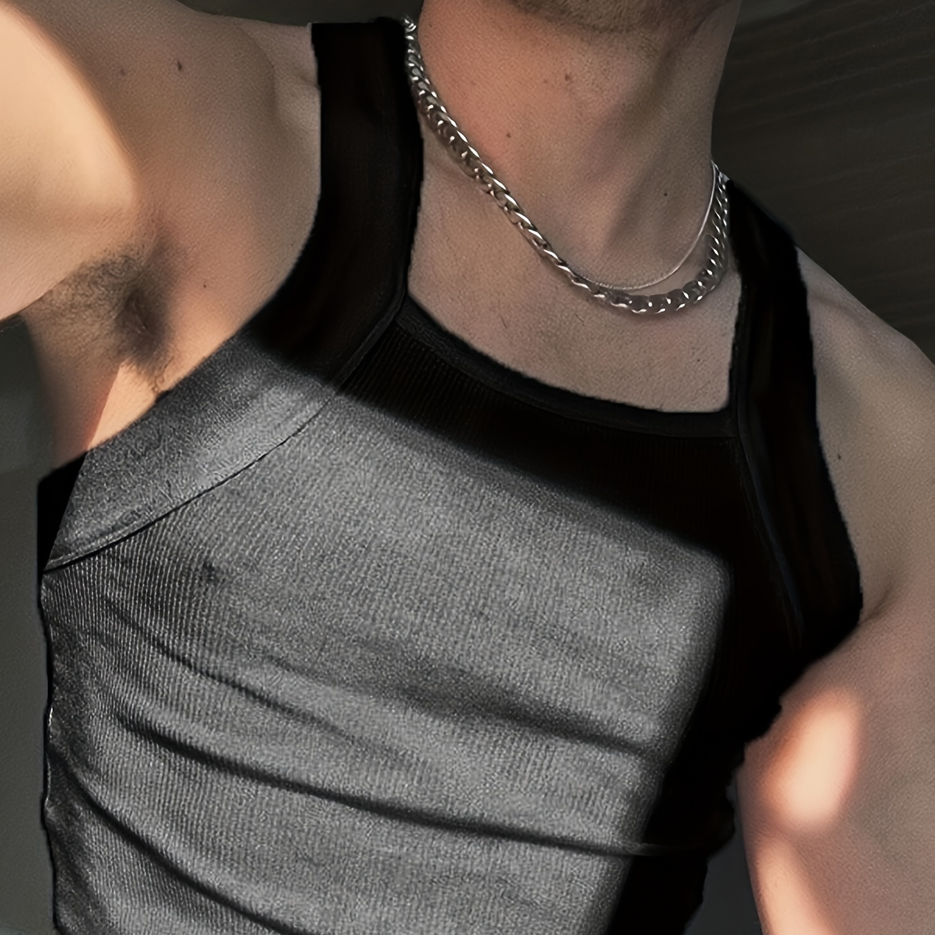 Men's Solid Color Compression Tank Top, Sports Sleeveless Slim Fit Vest, Summer Workout Apparel
Men's Solid Color Compression Tank Top, Sports Sleeveless Slim Fit Vest, Summer Workout Apparel