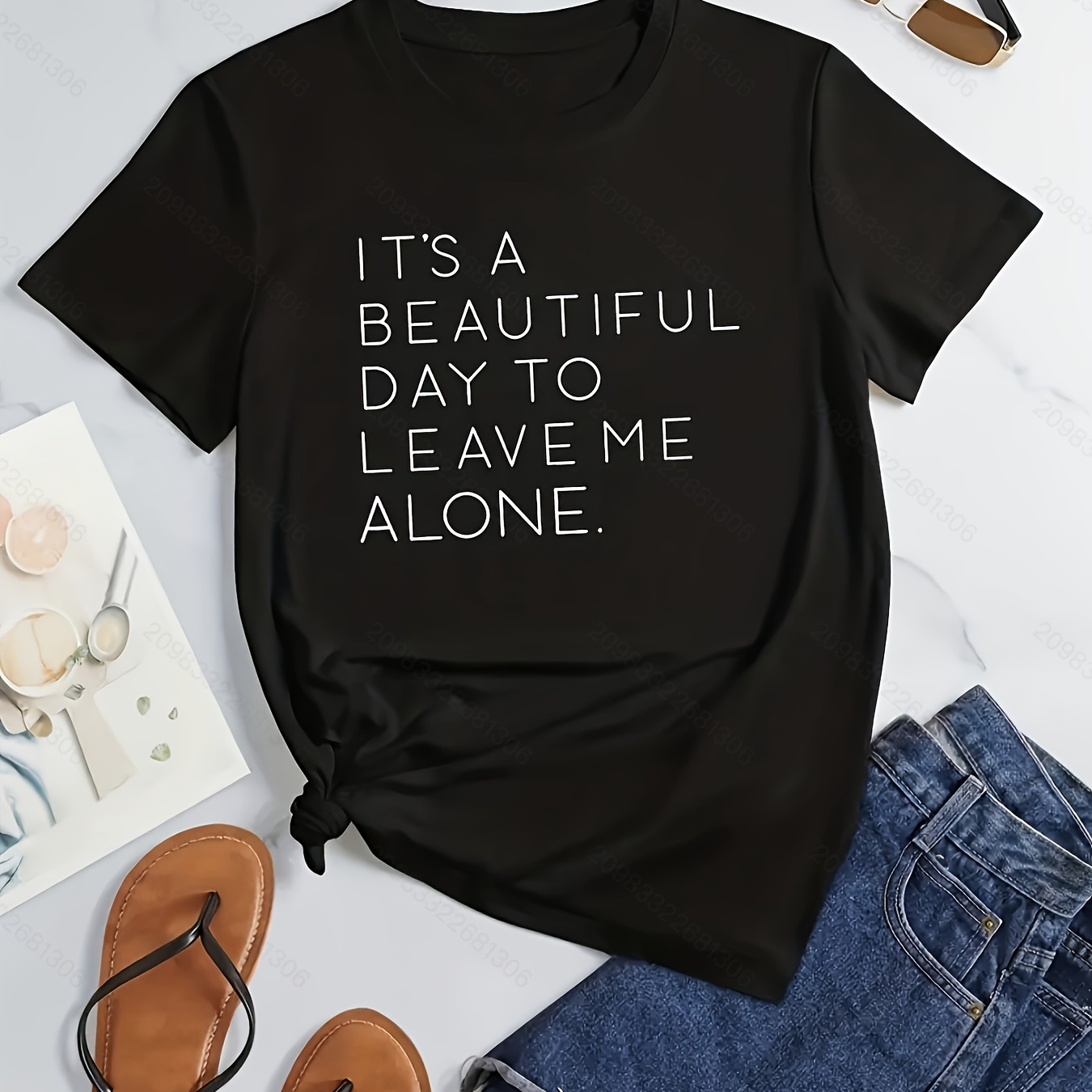 Fashionable Womens T-shirt - Casual Short Sleeve Crew Neck Top - Lightweight & Breathable For
Fashionable Womens T-shirt - Casual Short Sleeve Crew Neck Top - Lightweight & Breathable For