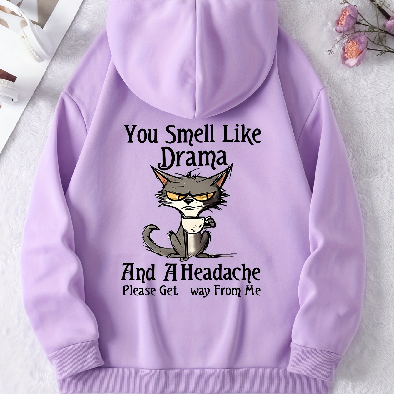 Graphic Print Hoodie, Drawstring Casual Hooded Sweatshirt For Winter & Fall, Women's Clothing
Graphic Print Hoodie, Drawstring Casual Hooded Sweatshirt For Winter & Fall, Women's Clothing