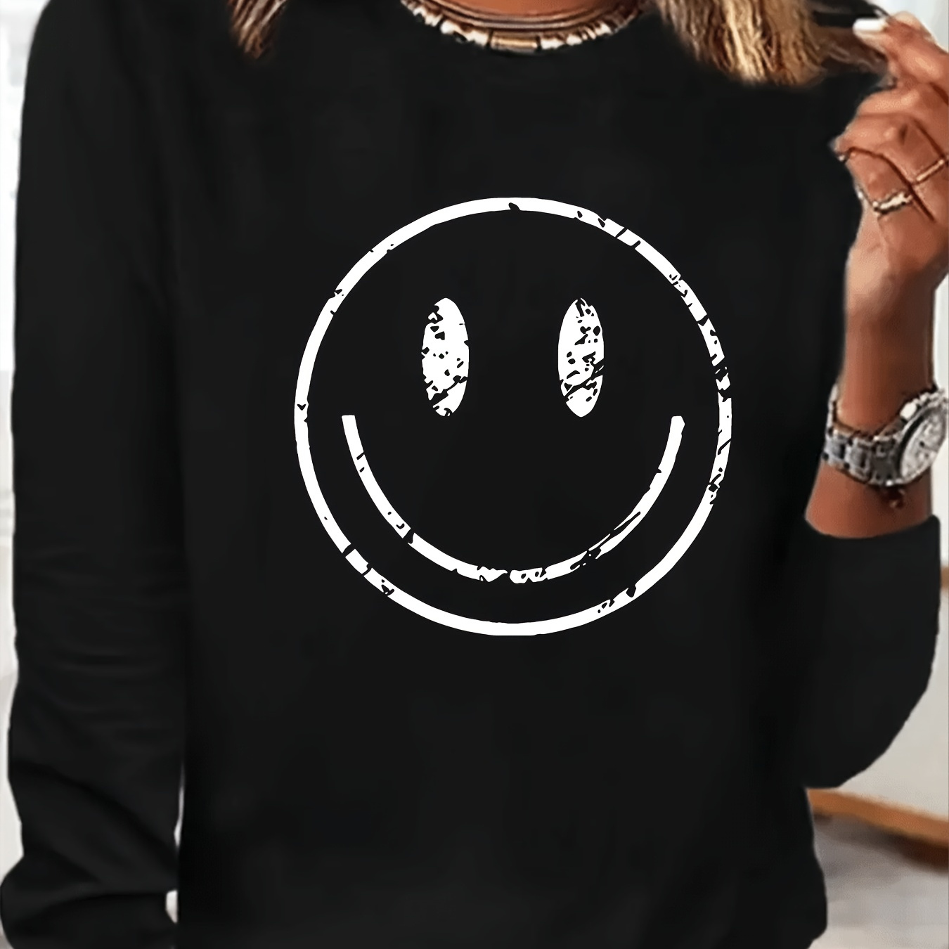 Women's Long Sleeve Round Neck T-shirt Casual Sports Simple Print Graphic, Women's Sportswear & Clothing
Women's Long Sleeve Round Neck T-shirt Casual Sports Simple Print Graphic, Women's Sportswear & Clothing
