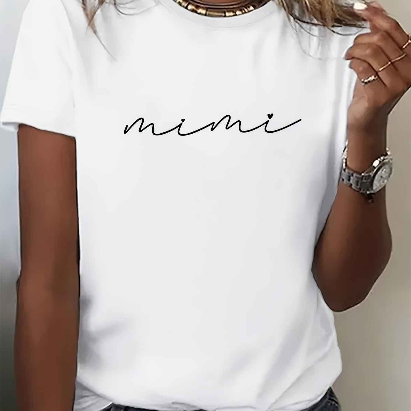 's Short Sleeve T-shirt - Minimalist Line Print - Cotton Blend - Casual Wear - Hand Wash Only
's Short Sleeve T-shirt - Minimalist Line Print - Cotton Blend - Casual Wear - Hand Wash Only