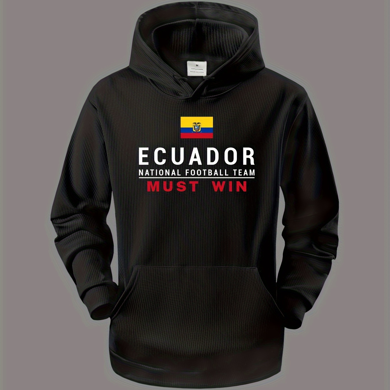 Ecuador Men's Casual Hoodie With Kangaroo Pocket - Warm, Long Sleeve Pullover For Fall & Winter Sports And Outdoor Activities
Ecuador Men's Casual Hoodie With Kangaroo Pocket - Warm, Long Sleeve Pullover For Fall & Winter Sports And Outdoor Activities