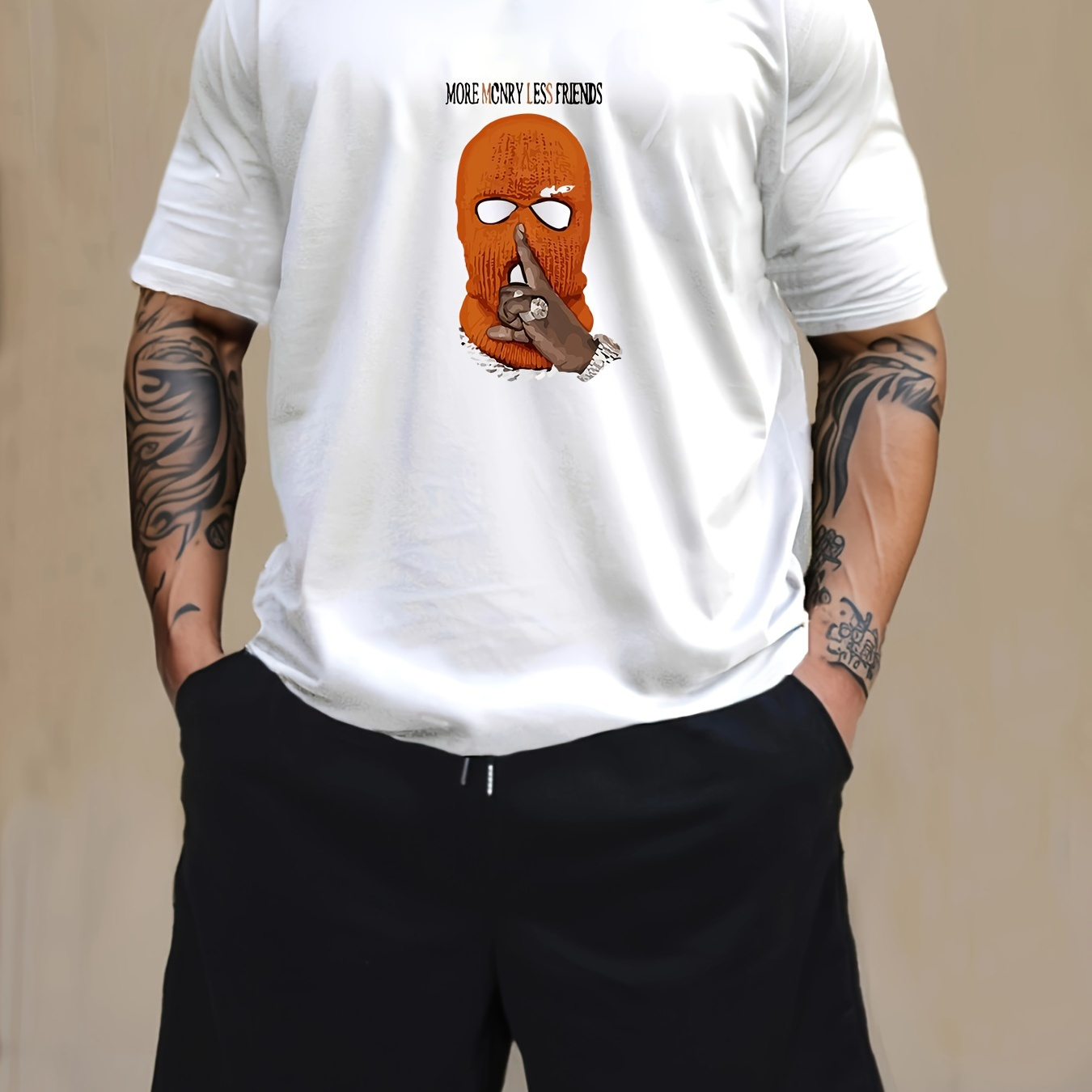 2pcs, Funny Pattern Print Outfits Short Sleeve T-shirt Top + Shorts Set For Men Summer
2pcs, Funny Pattern Print Outfits Short Sleeve T-shirt Top + Shorts Set For Men Summer