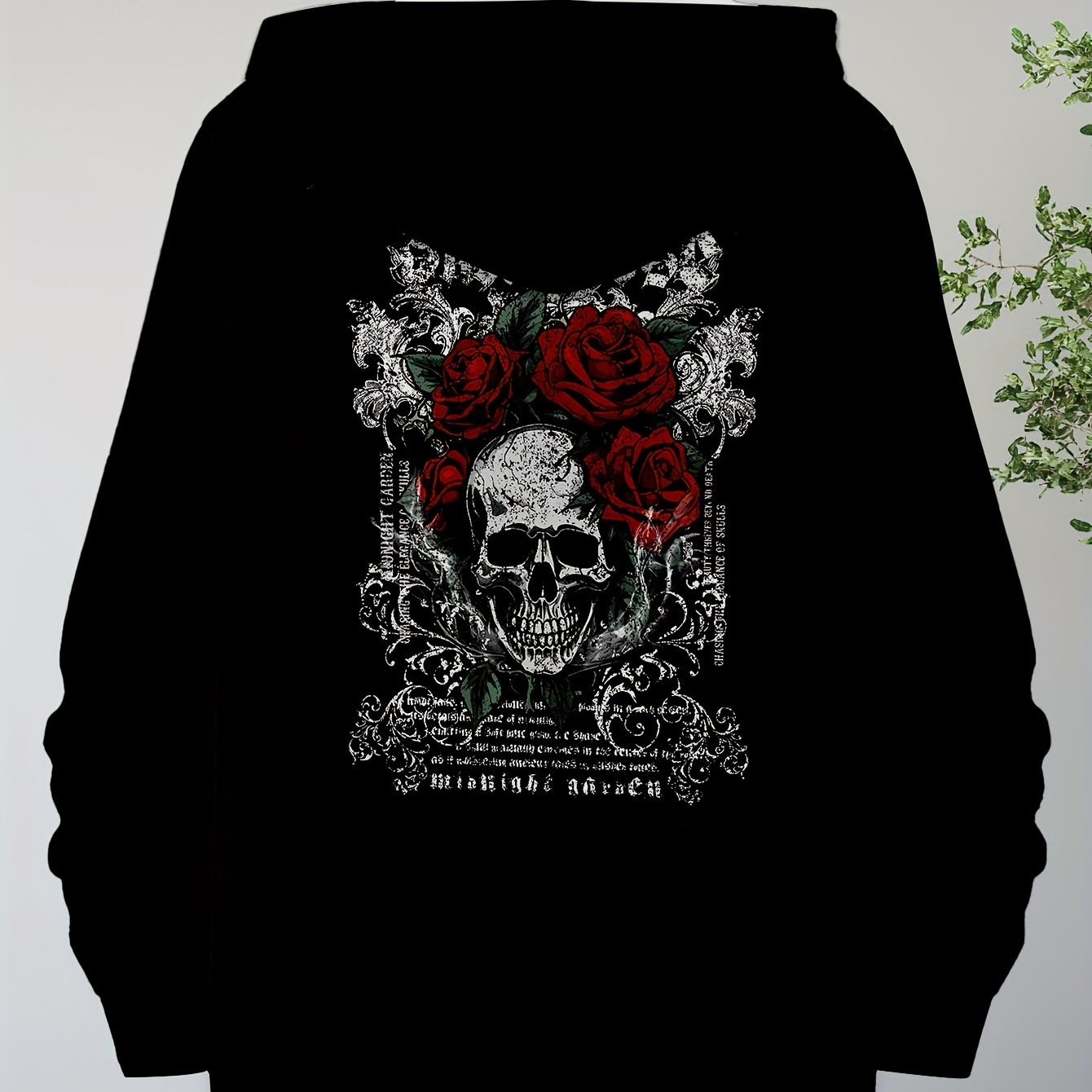 Men's Trendy 3d Rose & Print Hoodie - Casual Long Sleeve Zip-up Jacket For Spring/fall, Polyester
Men's Trendy 3d Rose & Print Hoodie - Casual Long Sleeve Zip-up Jacket For Spring/fall, Polyester