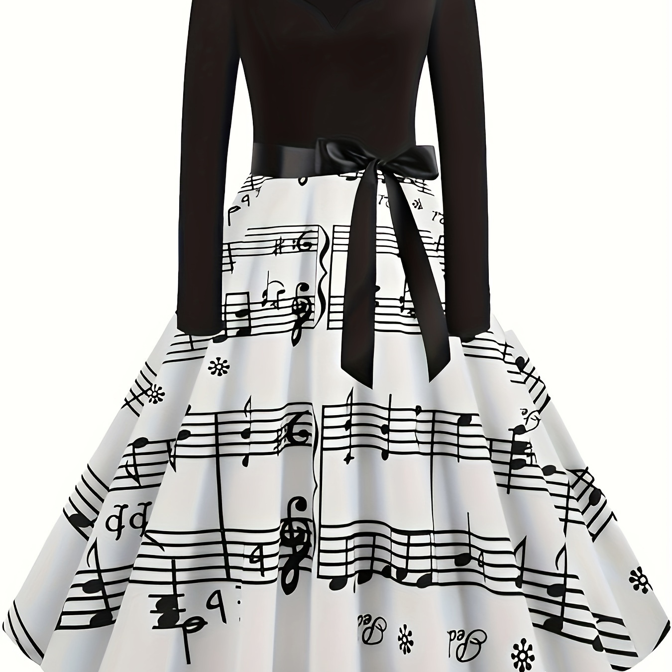 Elegant Striped & Pop Art Print Dress For Women - V-neck, Long Sleeve With Belt Detail, Halloween & Christmas
Elegant Striped & Pop Art Print Dress For Women - V-neck, Long Sleeve With Belt Detail, Halloween & Christmas