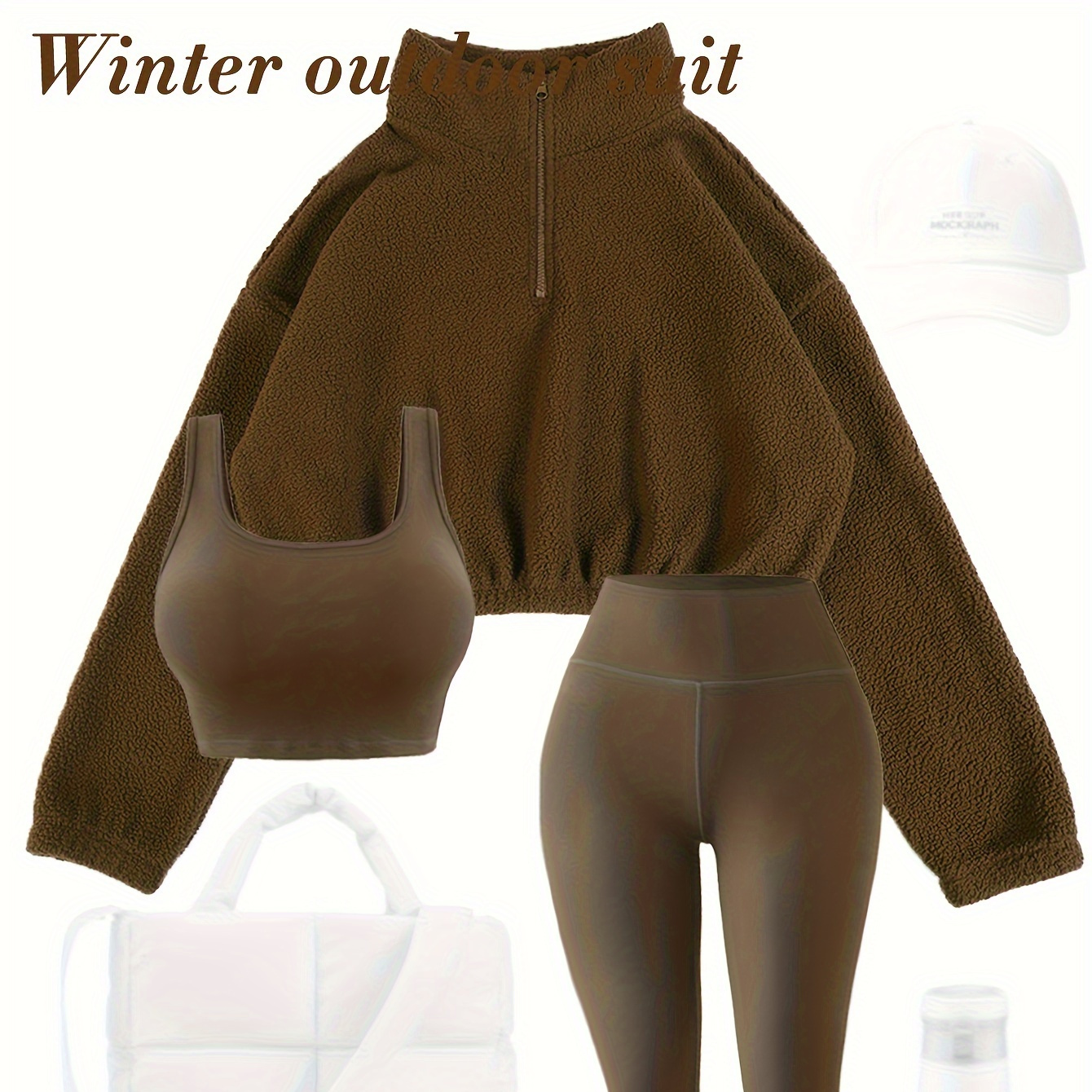 Ensemble de Yoga Sportif Élastique Uni avec Soutien-gorge Jacquard et Sweat à -Zip, Ensemble Amincissant pour Course et Fitness, Ensemble Pièces pour Automne et Hiver ( Accessoires)
Ensemble de Yoga Sportif Élastique Uni avec Soutien-gorge Jacquard et Sweat à -Zip, Ensemble Amincissant pour Course et Fitness, Ensemble Pièces pour Automne et Hiver ( Accessoires)