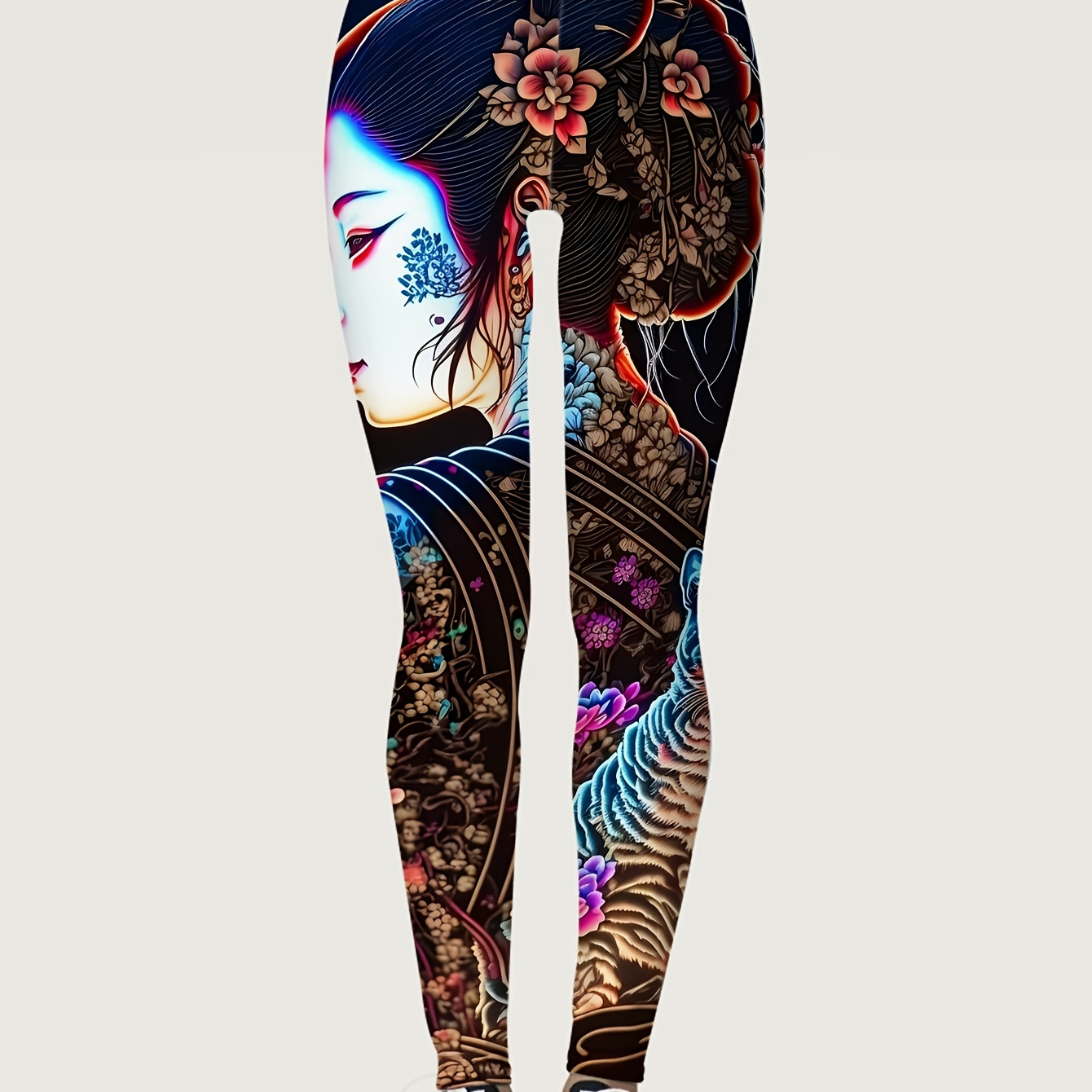 1pc Women's Floral Print Leggings - Premium Comfortable Print Polyester Stretch Knit For Spring/summer/autumn
1pc Women's Floral Print Leggings - Premium Comfortable Print Polyester Stretch Knit For Spring/summer/autumn