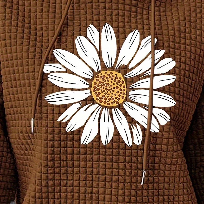Sweat à capuche en floral pour femme, décontracté en polyester avec cordon de serrage, sweatshirt de mode automne/hiver avec détail de patchwork et capuche
Sweat à capuche en floral pour femme, décontracté en polyester avec cordon de serrage, sweatshirt de mode automne/hiver avec détail de patchwork et capuche