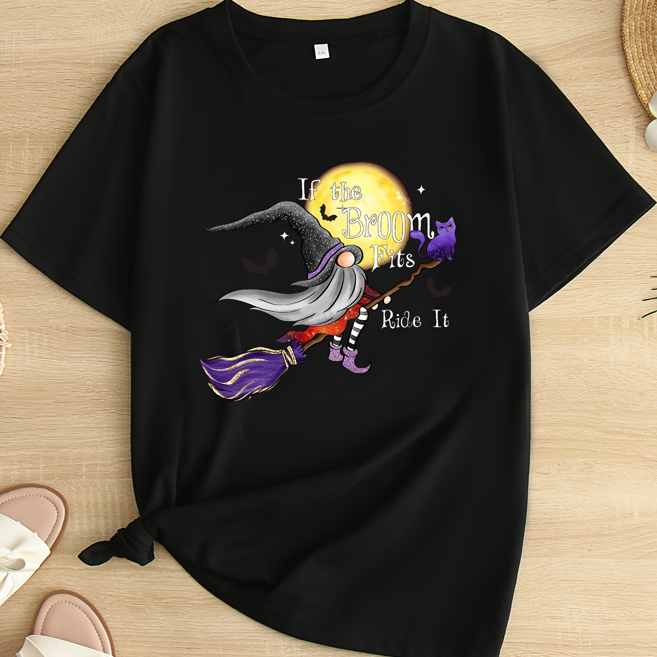 Plus Size Graphic Print Crew Neck T-shirt, Casual Short Sleeve T-shirt For Spring & Summer, Women's Plus Size Clothing
Plus Size Graphic Print Crew Neck T-shirt, Casual Short Sleeve T-shirt For Spring & Summer, Women's Plus Size Clothing