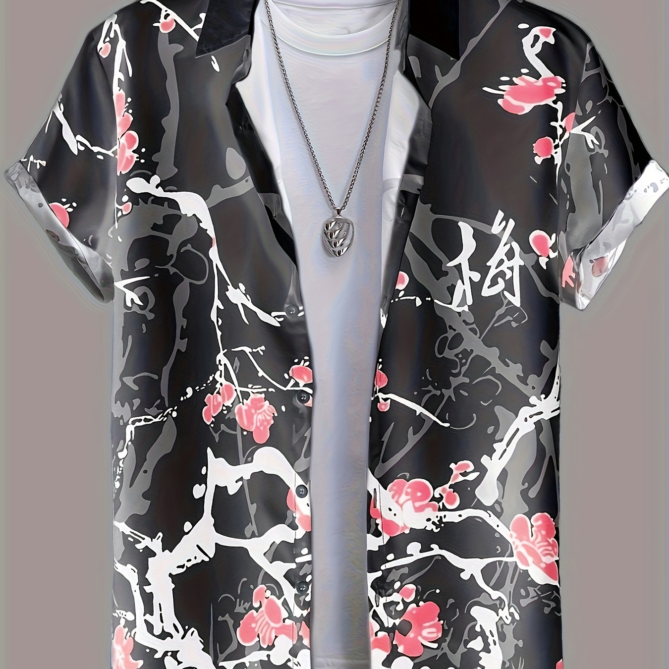 Men's Casual Floral Print Short Sleeve Shirt - Lightweight Polyester, Button-up Collared, Machine Washable, Summer Fashion Top, Breathable Summer Top|floral Pattern Shirt|nontransparent Material
Men's Casual Floral Print Short Sleeve Shirt - Lightweight Polyester, Button-up Collared, Machine Washable, Summer Fashion Top, Breathable Summer Top|floral Pattern Shirt|nontransparent Material