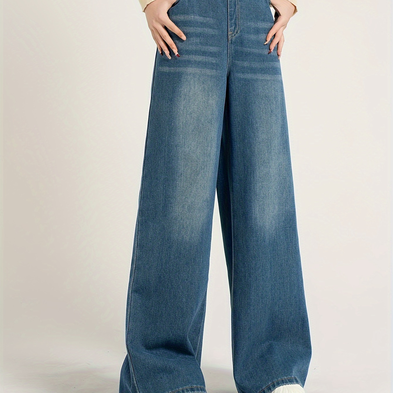Girls' Y2k-inspired Trendy Straight-leg Jeans - Comfortable Stretch Waist, All & Outdoor Activities, 7-15
Girls' Y2k-inspired Trendy Straight-leg Jeans - Comfortable Stretch Waist, All & Outdoor Activities, 7-15