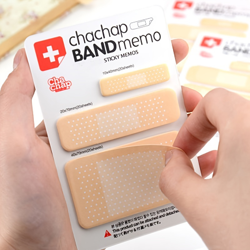 1pc Cute Band Aid Series Memo Pad Stickers Sticky Notes Paper Notepad Kawaii Stationery Office Papeleria Supplies Notas
1pc Cute Band Aid Series Memo Pad Stickers Sticky Notes Paper Notepad Kawaii Stationery Office Papeleria Supplies Notas