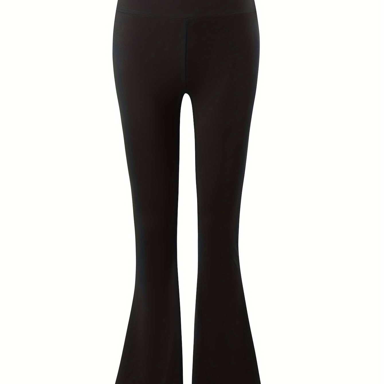 Women's High Waist Flare Yoga Pants, Solid Color Athletic Stretchy Bell Bottom Leggings For Fitness & Sports For Fall & Winter
Women's High Waist Flare Yoga Pants, Solid Color Athletic Stretchy Bell Bottom Leggings For Fitness & Sports For Fall & Winter