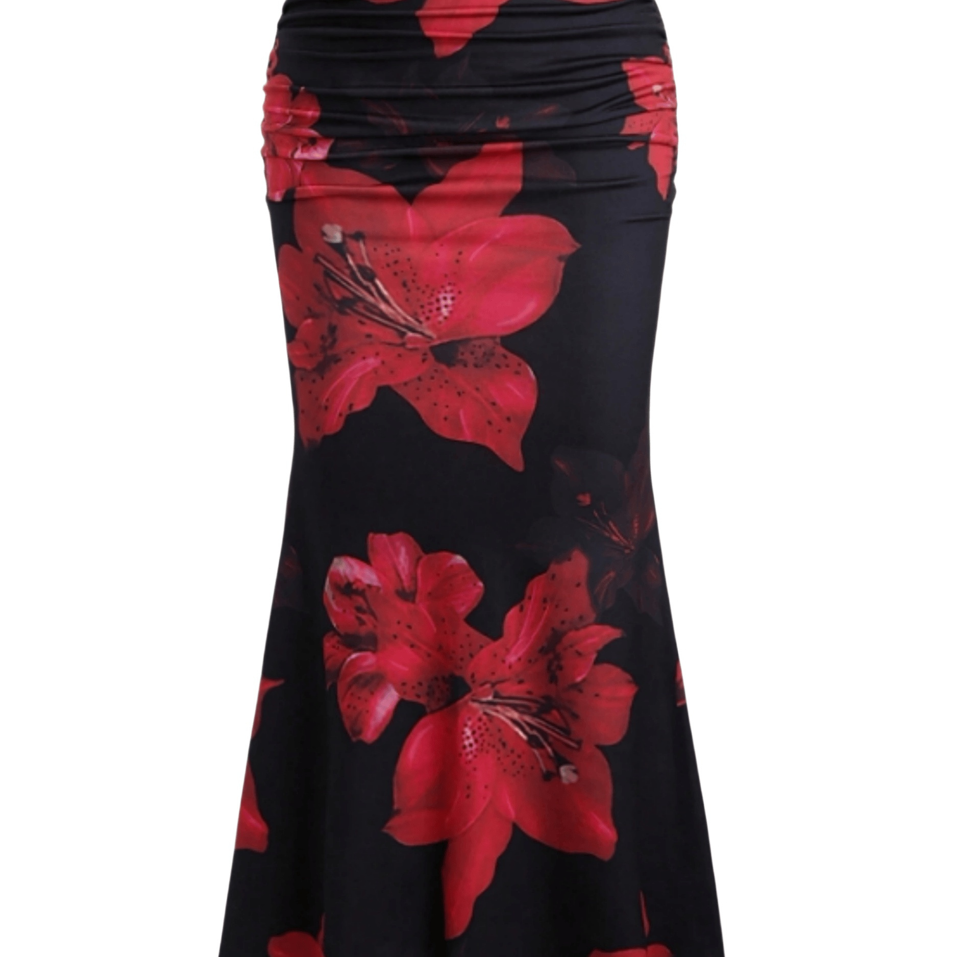 Jupe midi froncée à taille haute avec imprimé floral élégant, en polyester avec élasthanne, jupe extensible toutes .
Jupe midi froncée à taille haute avec imprimé floral élégant, en polyester avec élasthanne, jupe extensible toutes .
