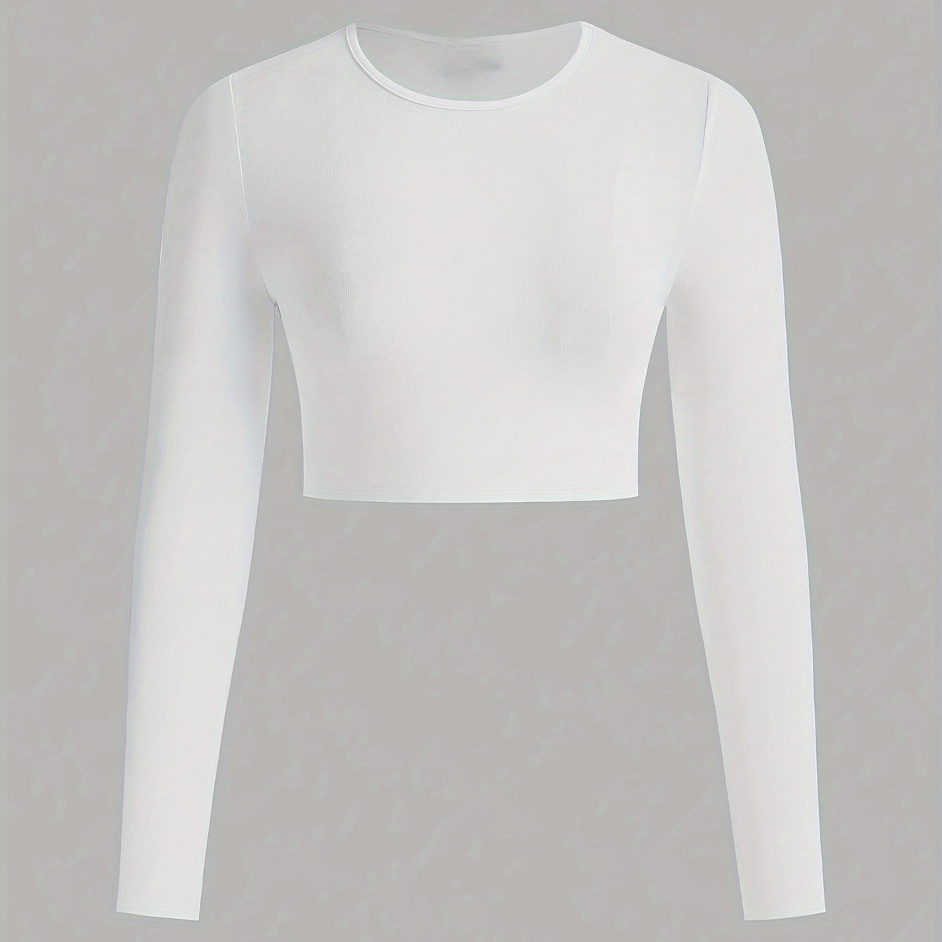 Elegant Slim-fit Long Sleeve Top - Solid Color, Stretchy Polyester , Machine Washable - Spring & Fall, Base Layer, Slimming
Elegant Slim-fit Long Sleeve Top - Solid Color, Stretchy Polyester , Machine Washable - Spring & Fall, Base Layer, Slimming