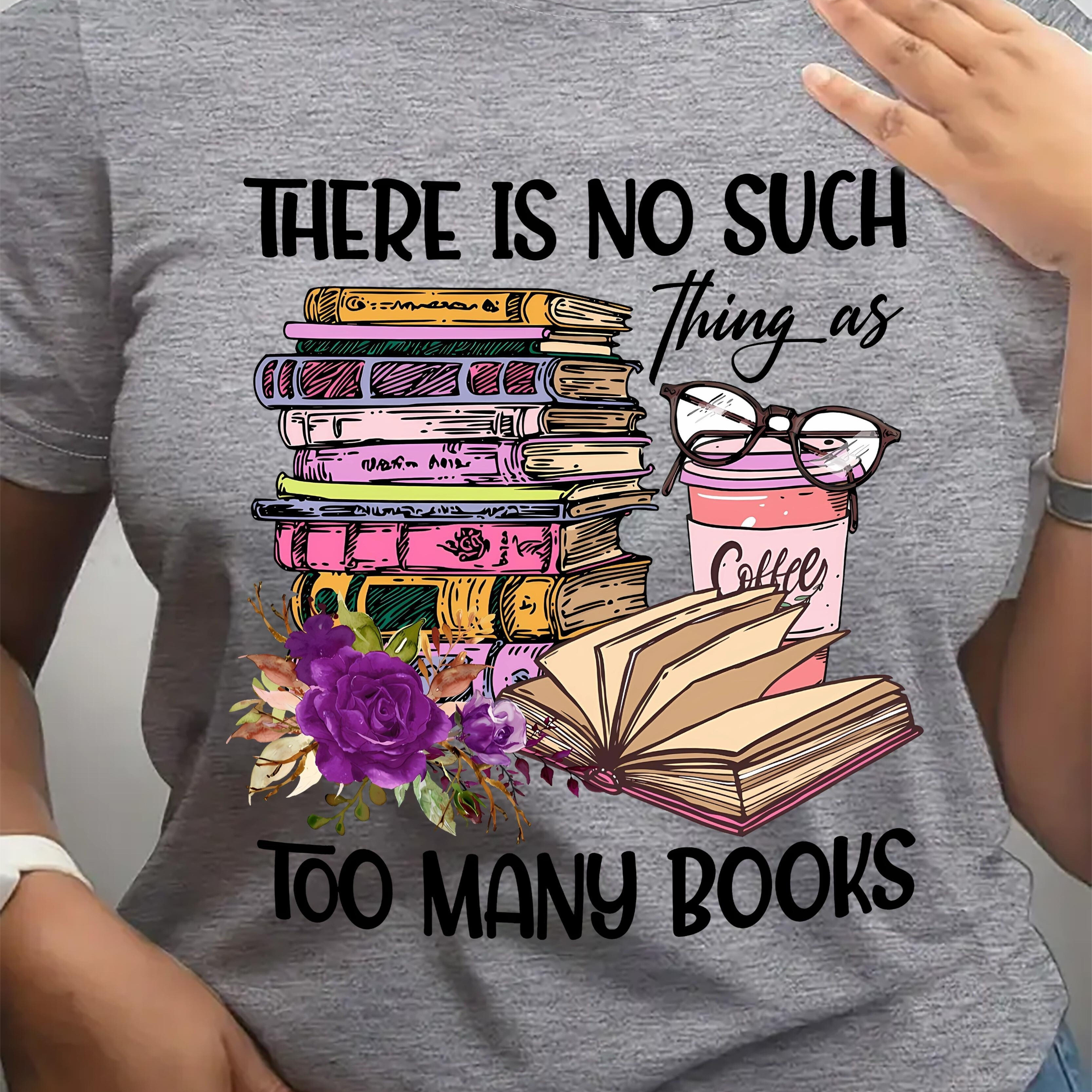 Books Print Crew Neck T-shirt, Short Sleeve Casual Top For Summer & Spring, Women's Clothing
Books Print Crew Neck T-shirt, Short Sleeve Casual Top For Summer & Spring, Women's Clothing