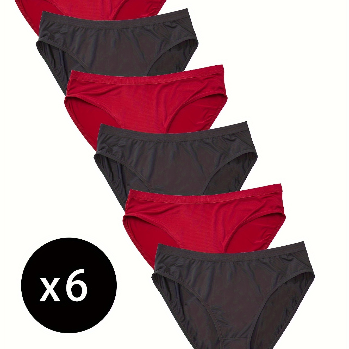 Lot de 6 Culottes Taille Plus pour Femmes - Couture, Extensibles et Respirantes en Mélange de Nylon
Lot de 6 Culottes Taille Plus pour Femmes - Couture, Extensibles et Respirantes en Mélange de Nylon