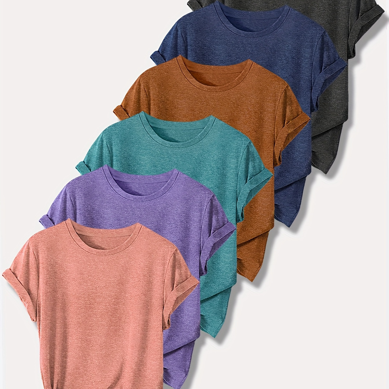 de 6 débardeurs courtes décontractés - unie, tissu tricoté , , toutes les , col rond
de 6 débardeurs courtes décontractés - unie, tissu tricoté , , toutes les , col rond