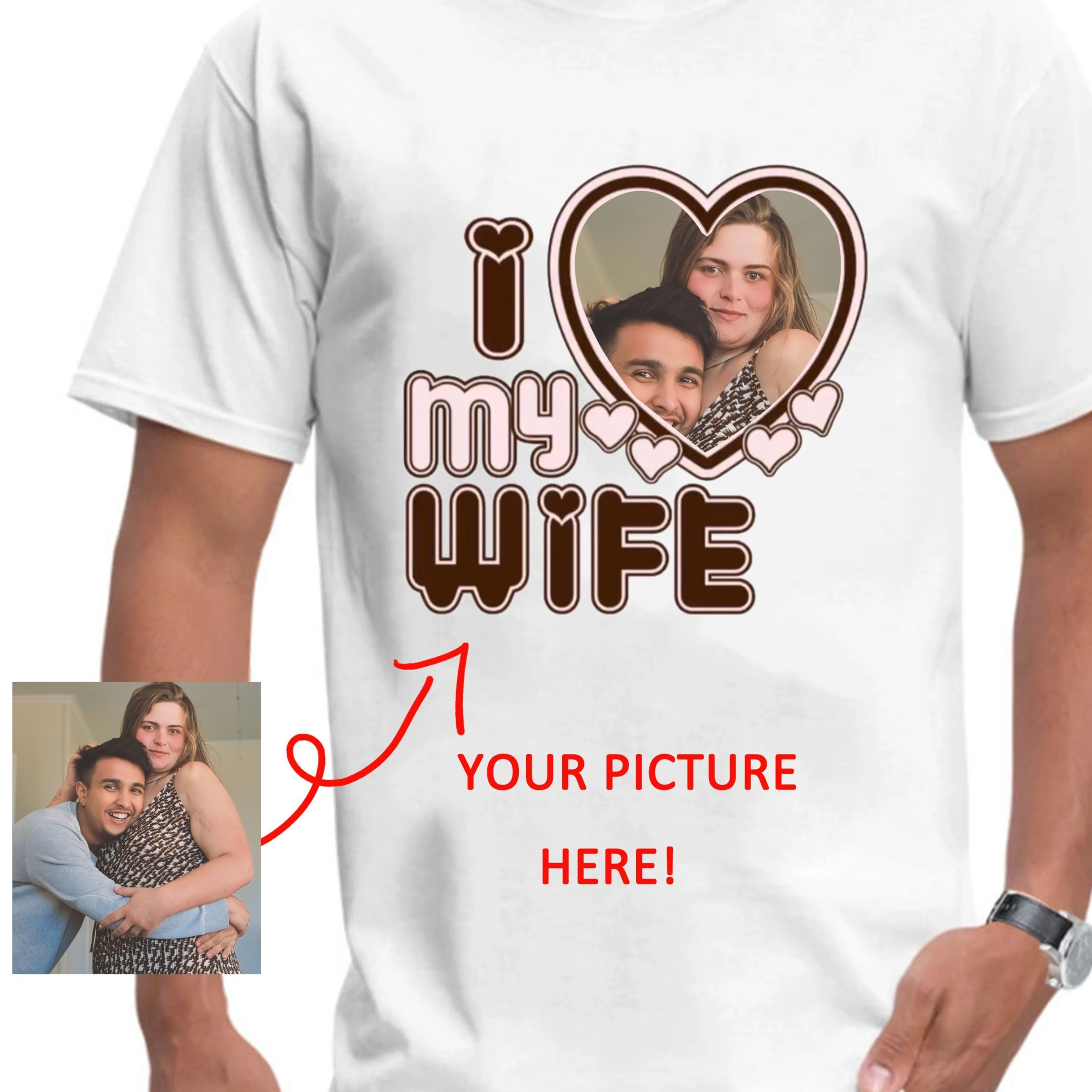 Plus Size Men's Summer Couple 3d Customized T-shirt, Personalized Customized Pictures, Round Neck Short Sleeved Comfortable And Breathable, Daily Casual Clothing
Plus Size Men's Summer Couple 3d Customized T-shirt, Personalized Customized Pictures, Round Neck Short Sleeved Comfortable And Breathable, Daily Casual Clothing