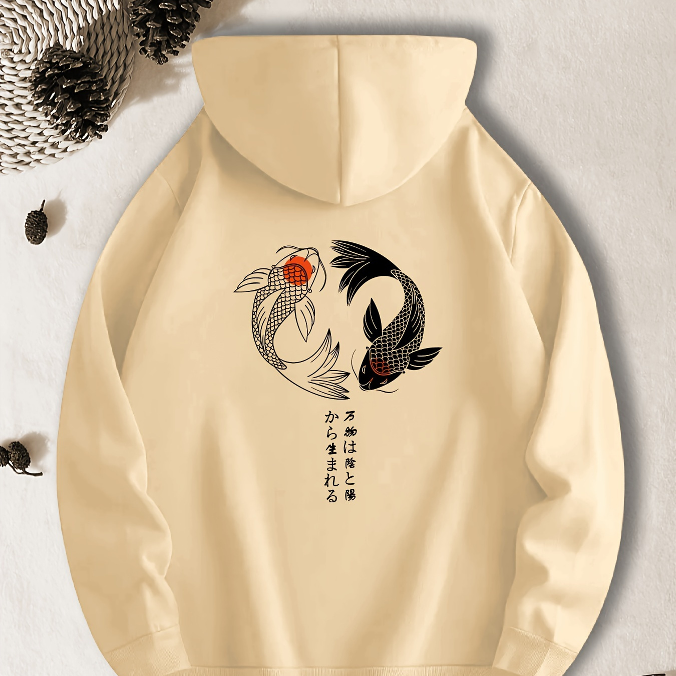 Fish Print Kangaroo Pocket Hoodie, Casual Long Sleeve Hoodies Pullover Sweatshirt, Men's Clothing, For Fall Winter
Fish Print Kangaroo Pocket Hoodie, Casual Long Sleeve Hoodies Pullover Sweatshirt, Men's Clothing, For Fall Winter