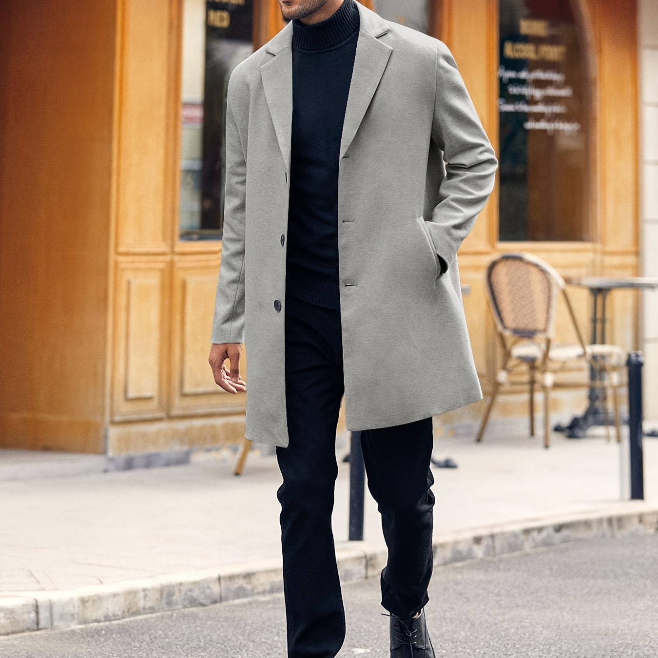 Plus Size Men's Solid Coat Fleece Button Up Jacket Oversized Tops For Spring/autumn, Men's Clothing
Plus Size Men's Solid Coat Fleece Button Up Jacket Oversized Tops For Spring/autumn, Men's Clothing