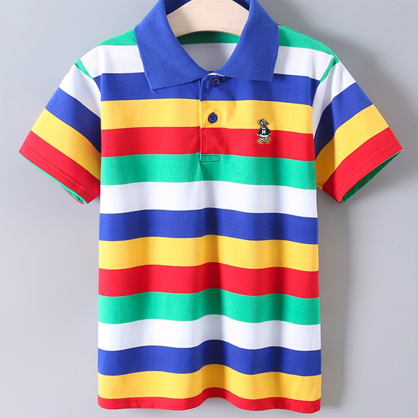 Boys' Casual Lapel Shirt Children's Top Short Sleeve T-shirt Children's Clothing Comfortable Breathable
Boys' Casual Lapel Shirt Children's Top Short Sleeve T-shirt Children's Clothing Comfortable Breathable