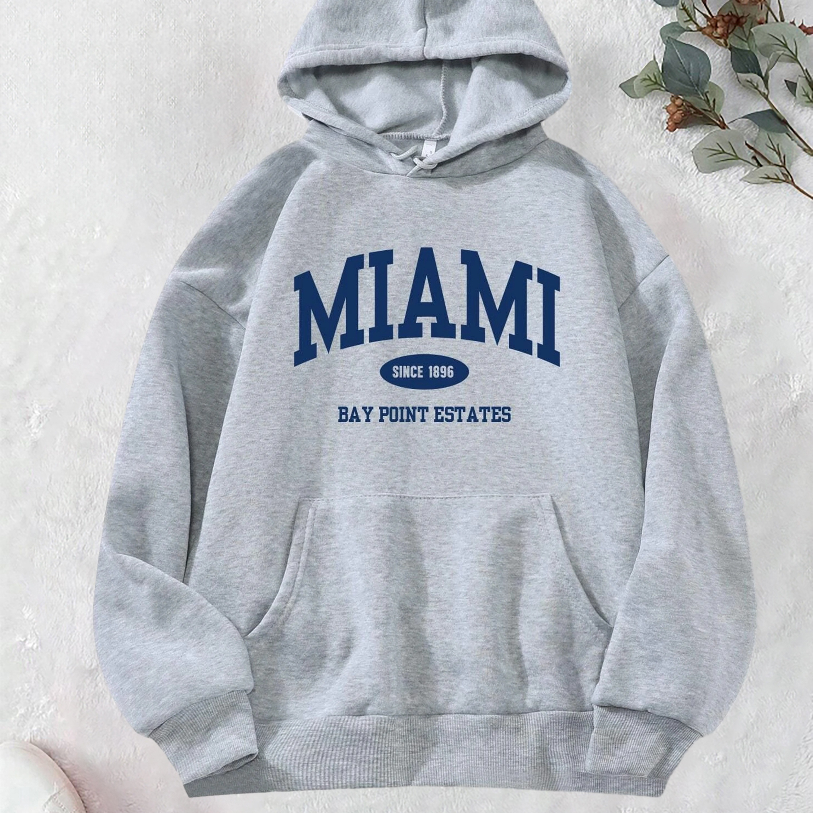 Letter Print Kangaroo Pocket Hoodie, Casual Long Sleeve Drawstring Hoodies Sweatshirt, Women's Clothing
Letter Print Kangaroo Pocket Hoodie, Casual Long Sleeve Drawstring Hoodies Sweatshirt, Women's Clothing