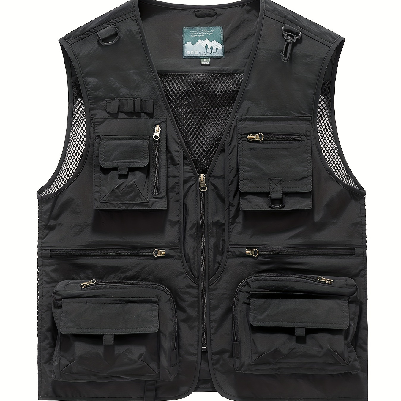 Zipper Pockets Cargo Vest, Men's Casual Outwear Zip Up Vest For Outdoor Fishing Photography
Zipper Pockets Cargo Vest, Men's Casual Outwear Zip Up Vest For Outdoor Fishing Photography