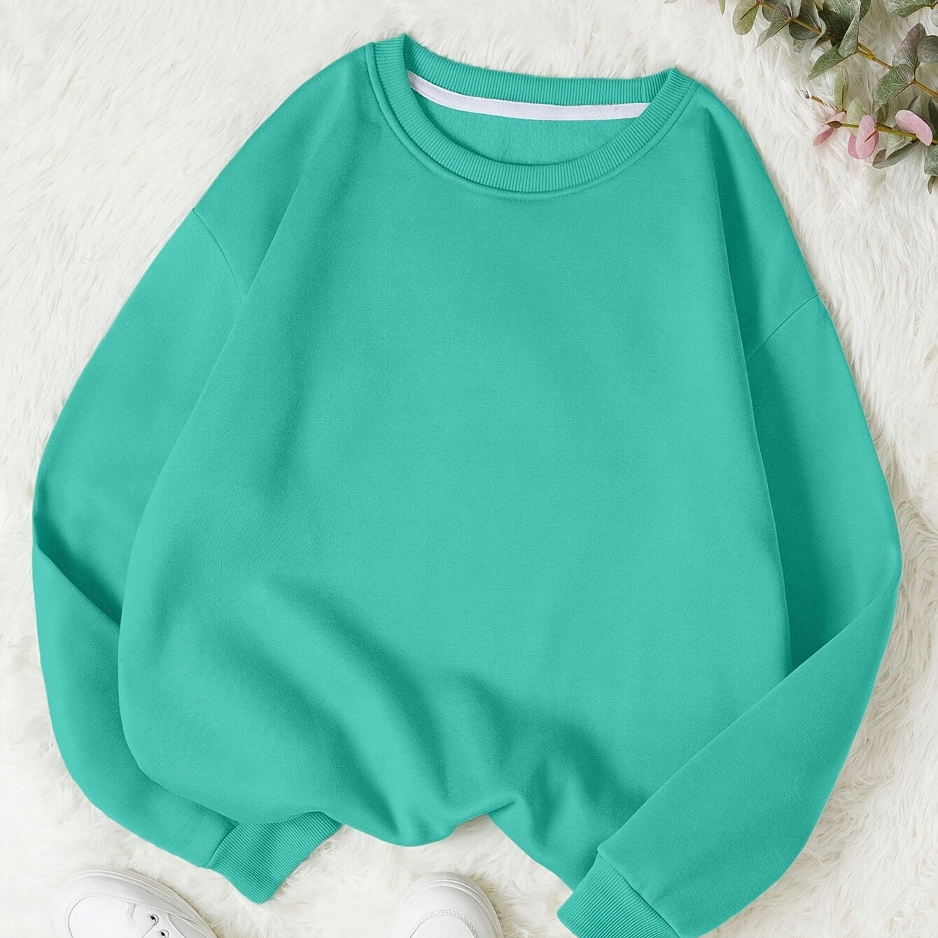 Stylish Women' Purple Crew Neck Sweatshirt - Trendy European & American , 100% Polyester, Machine Washable, Ideal For Fall/winter, Casual Wear|minimalist Sweatshirt|polyester Sweatshirt
Stylish Women' Purple Crew Neck Sweatshirt - Trendy European & American , 100% Polyester, Machine Washable, Ideal For Fall/winter, Casual Wear|minimalist Sweatshirt|polyester Sweatshirt